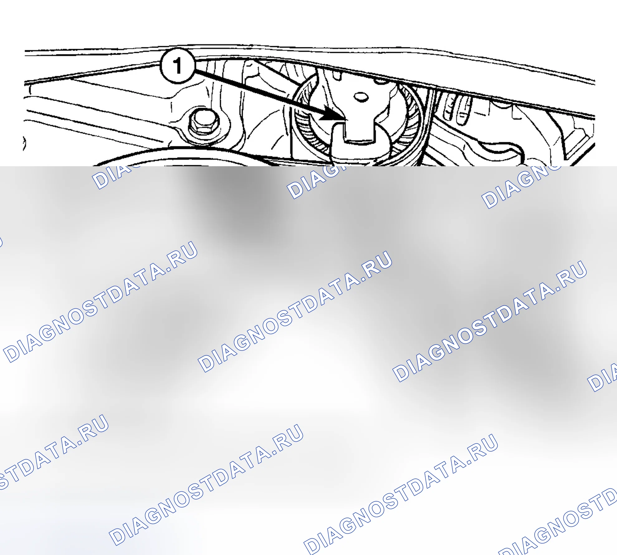 Рис. 25: РЕМЕНЬ ГЕНЕРАТОРА И КОНДИЦИОНЕРА. Dodge Grand Caravan IV