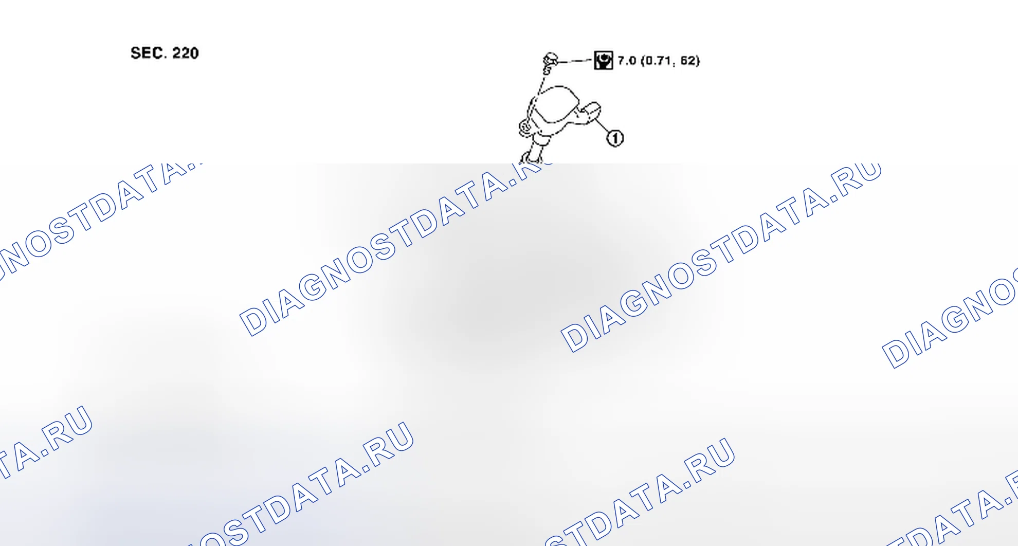 Рис. 6: Свеча зажигания: вид в разобранном виде. Suzuki Equator I