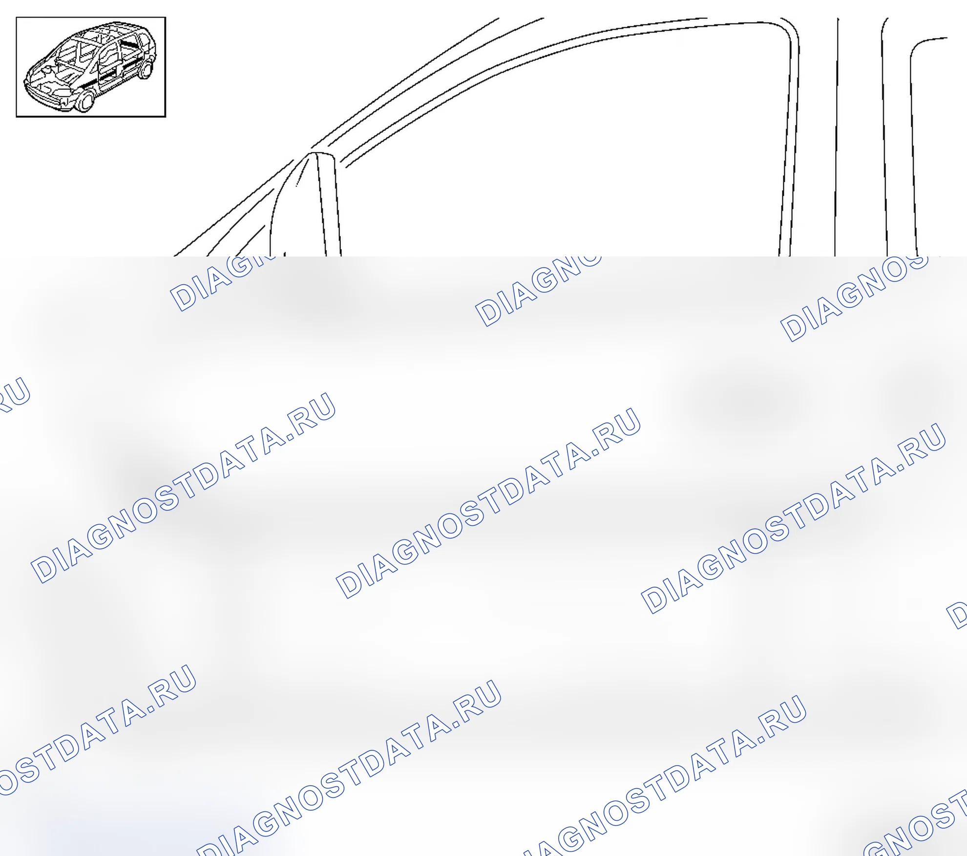 Заменить защитную декоративную планку (передняя дверь) - модель F 06. Opel Combo C