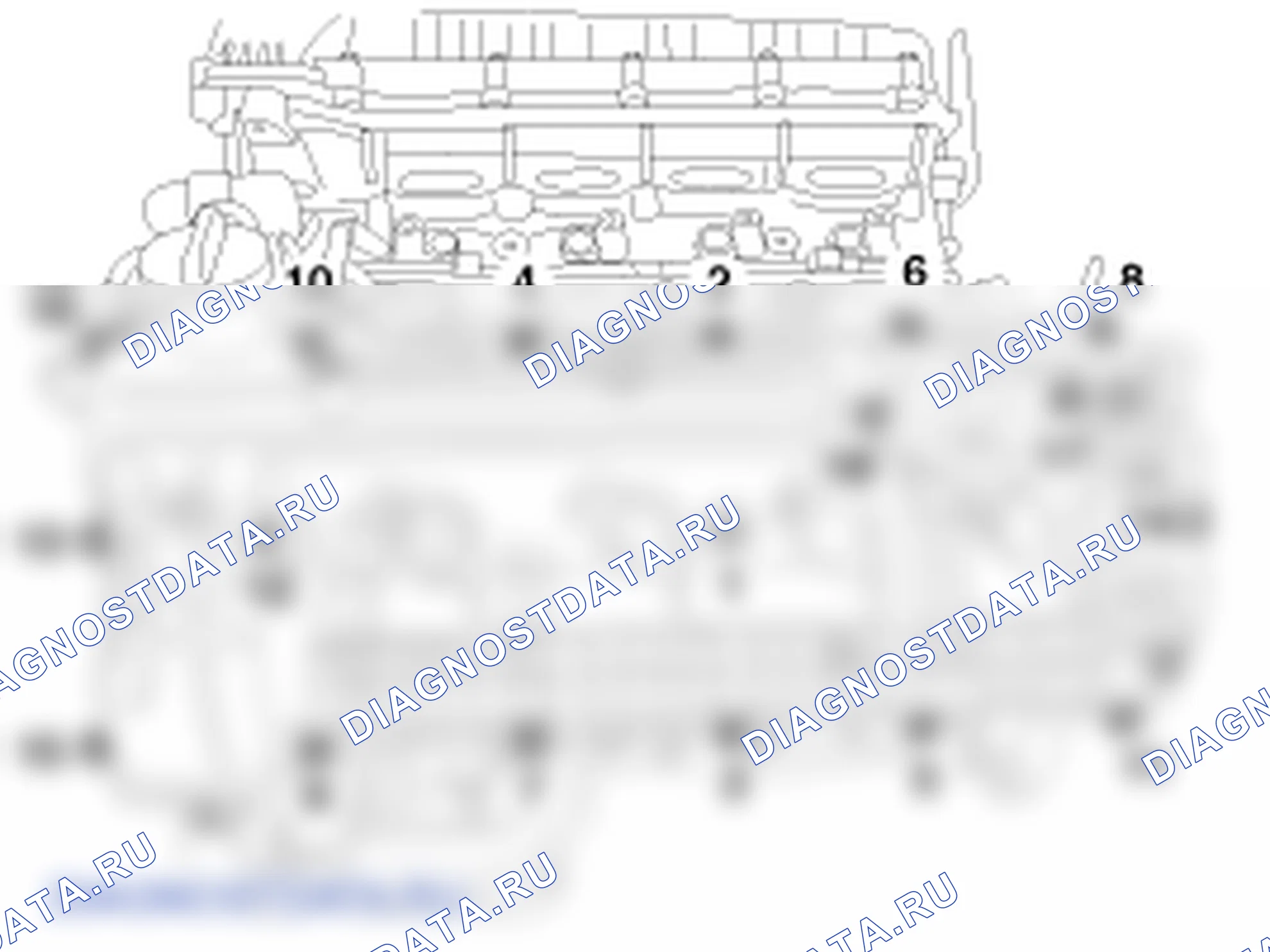 Установка головки блока цилиндров. Hyundai Genesis(Bh)-U.S. I