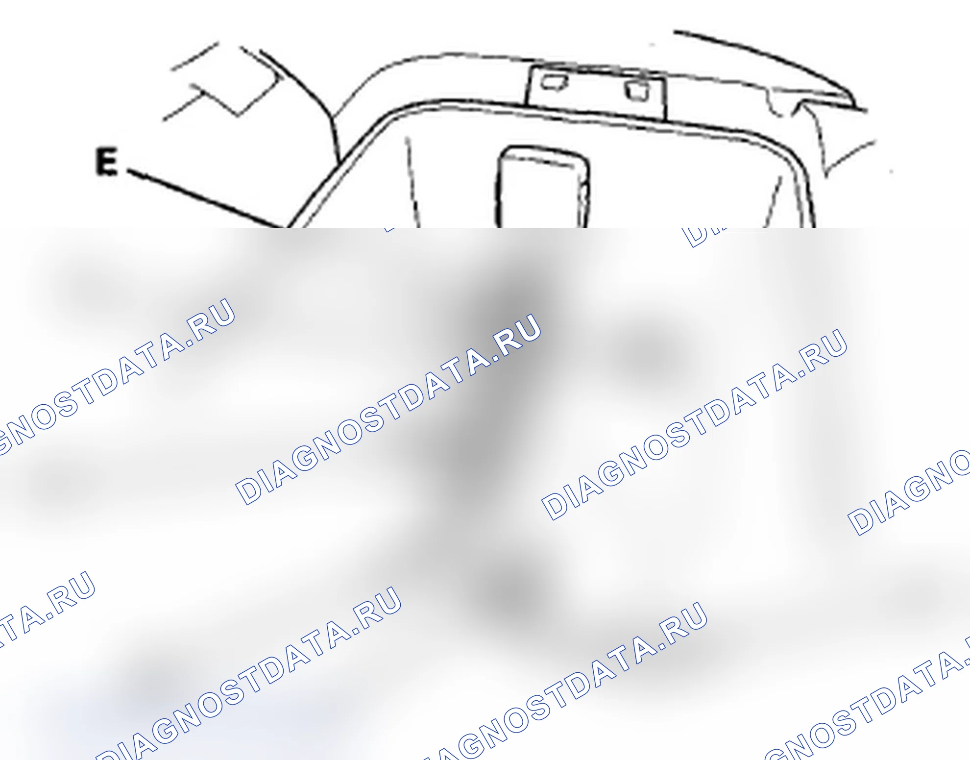Рис. 205: Замена держателя адаптера USB/вспомогательного разъема в сборе. Acura MDX II рестайлинг