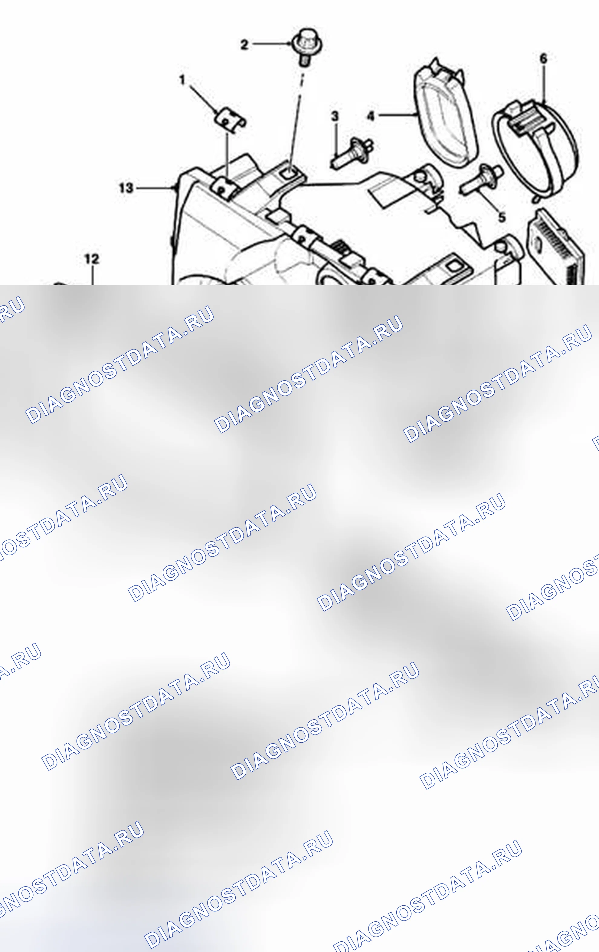 Рис. 29: Биксеноновые фары. Land Rover Range Rover L322