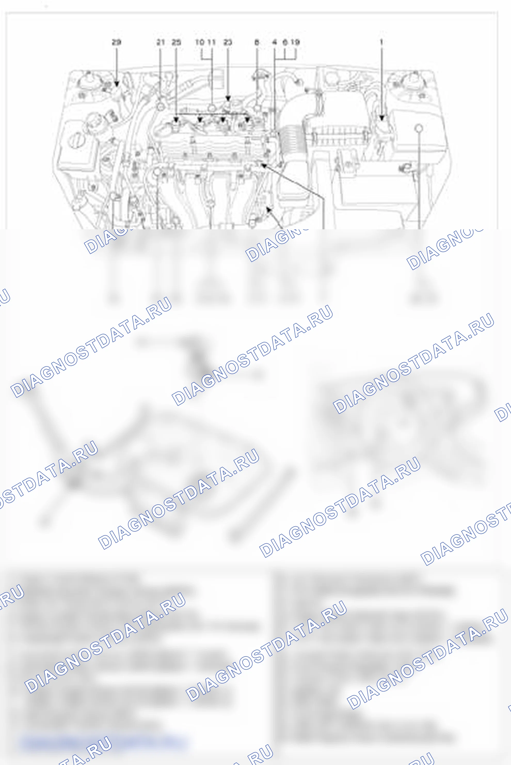 Рис. 283: Расположение компонентов. Kia Optima III