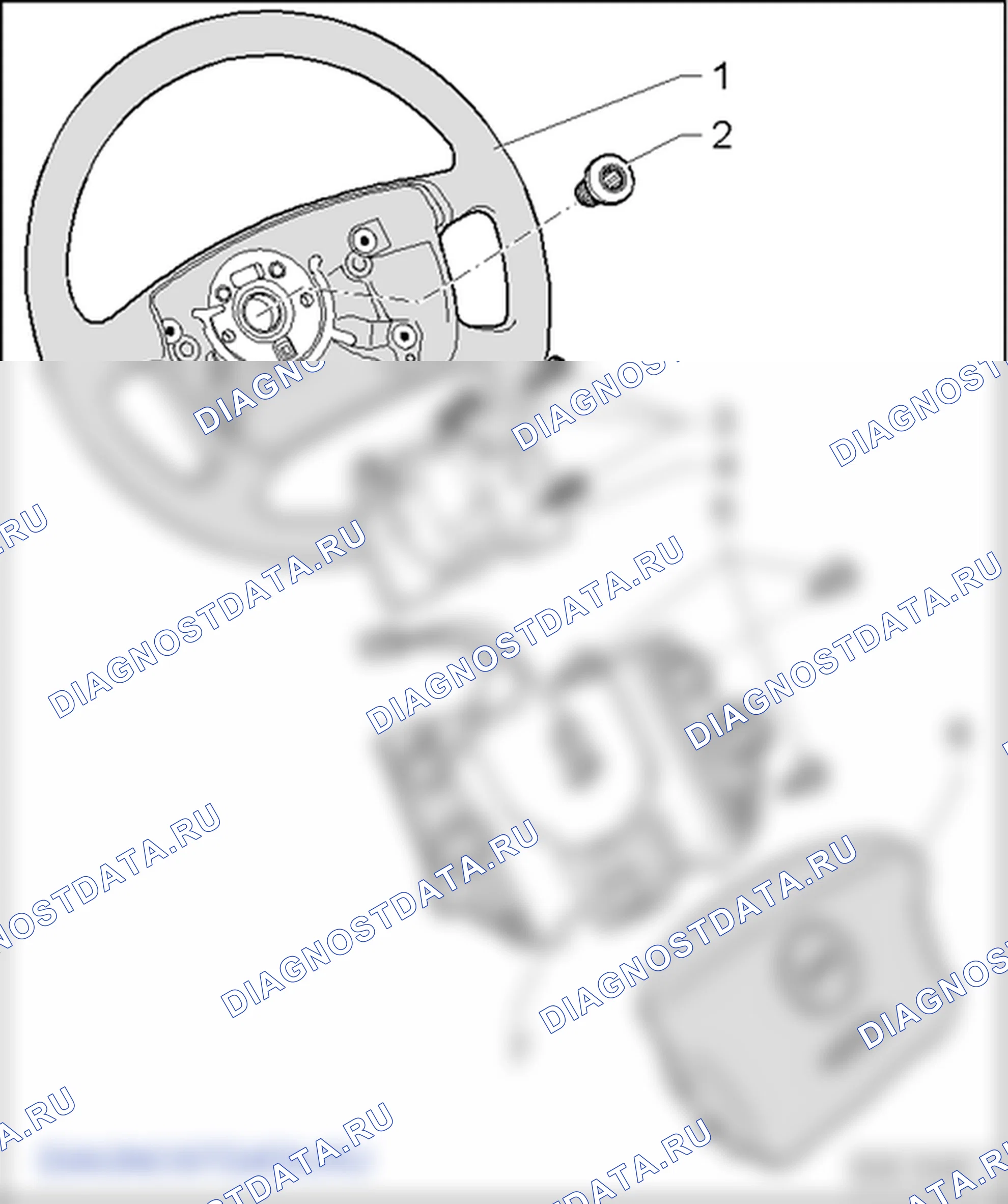 Подушка безопасности, руль, рулевая колонка с 2001 модельного года. SEAT Alhambra I