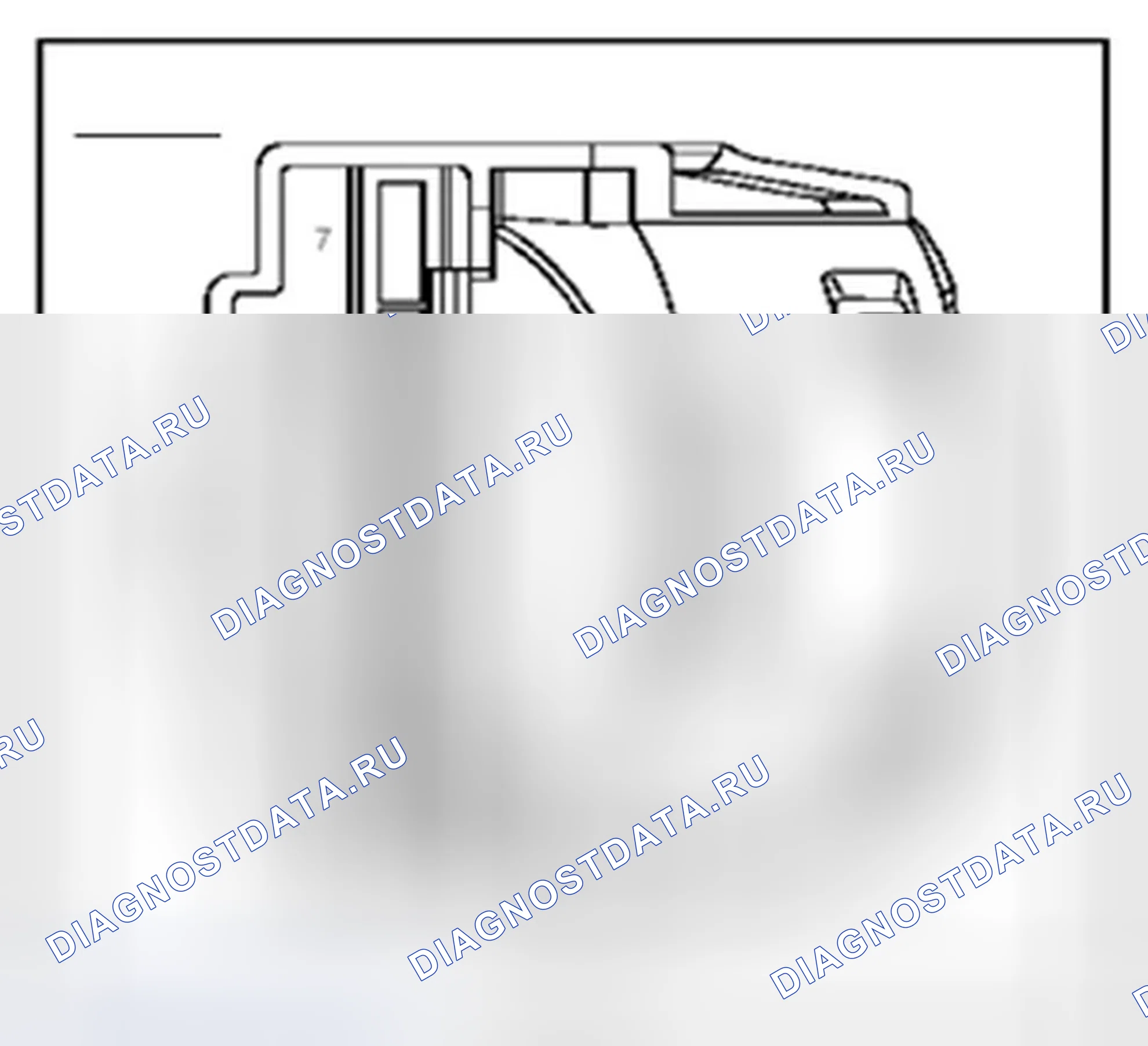 Рис. 781: Расположение терминалов. Ford Edge I рестайлинг