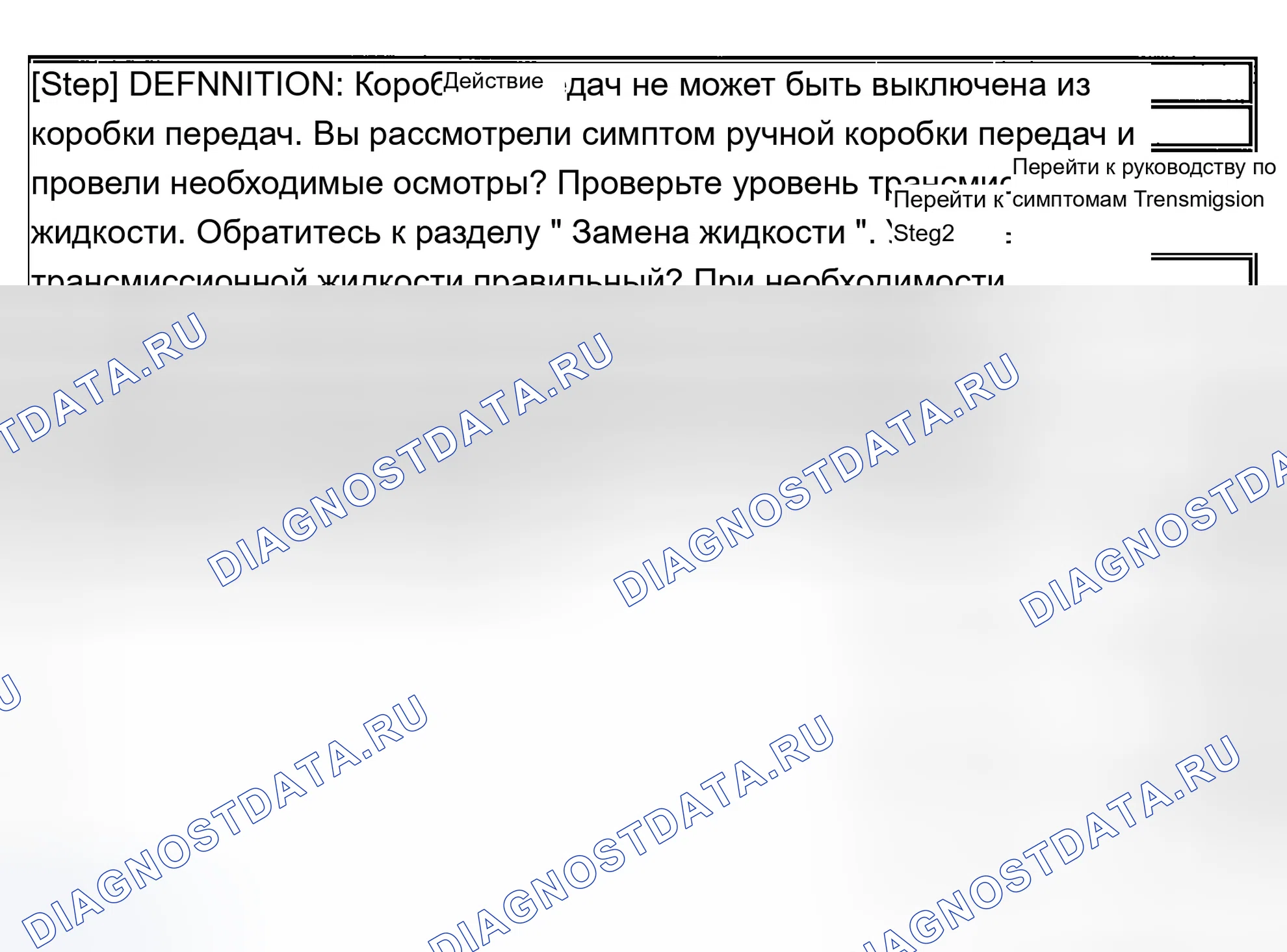 Рис. 165: Диагностический тест. Chevrolet Blazer S15 рестайлинг
