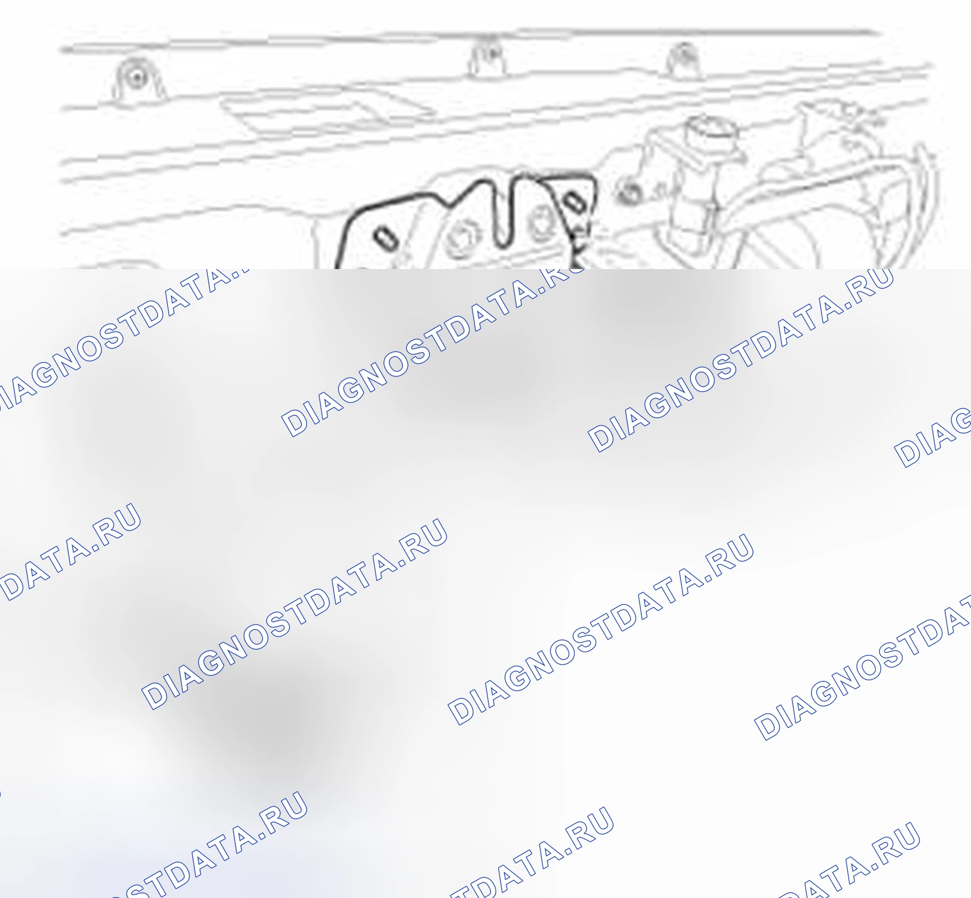 Рис. 23: Замена защелки колпака. Haval Beast (Shenshou) I