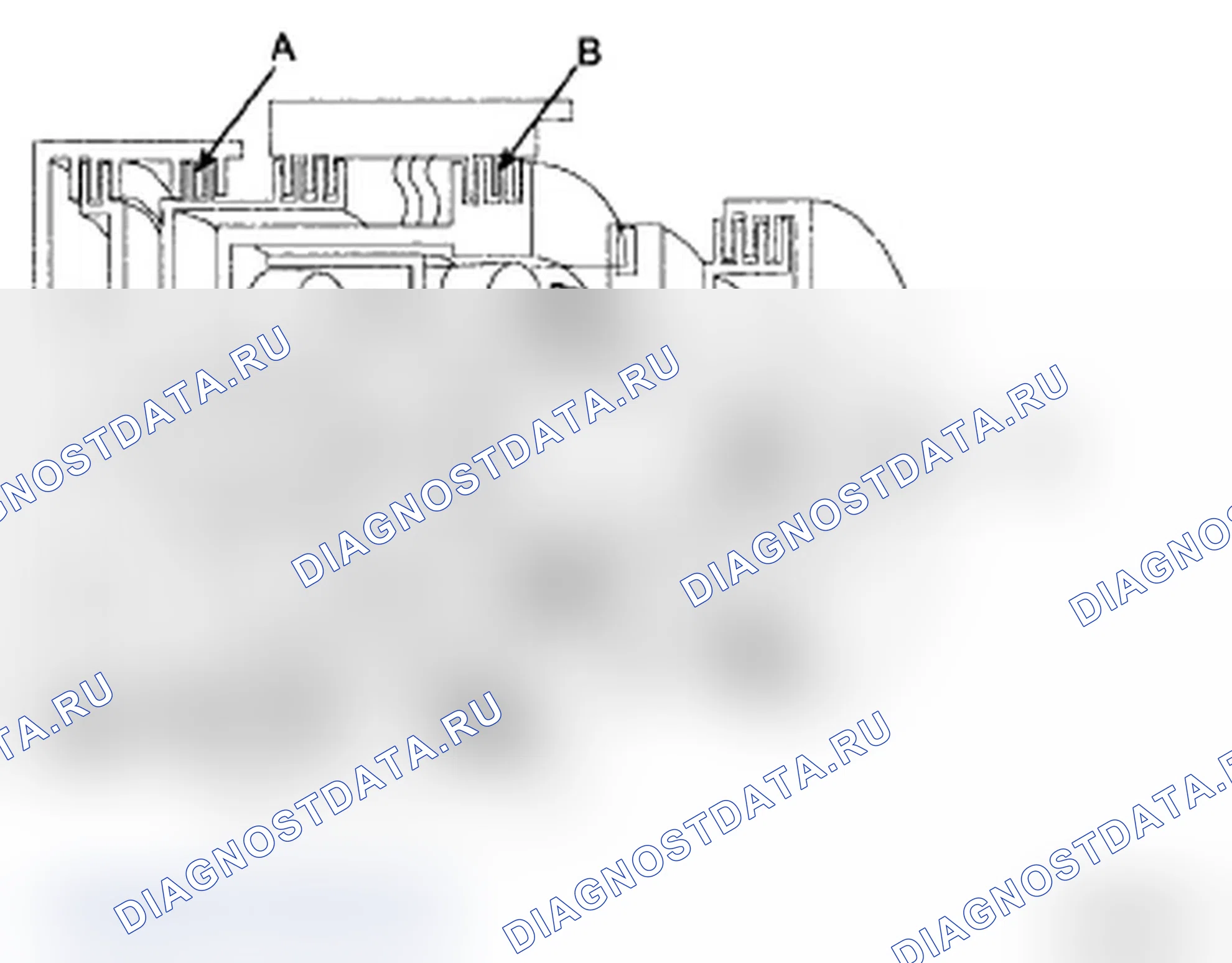 Рис. 17: Блок-схема обратной передачи. Hyundai Santa Fe II