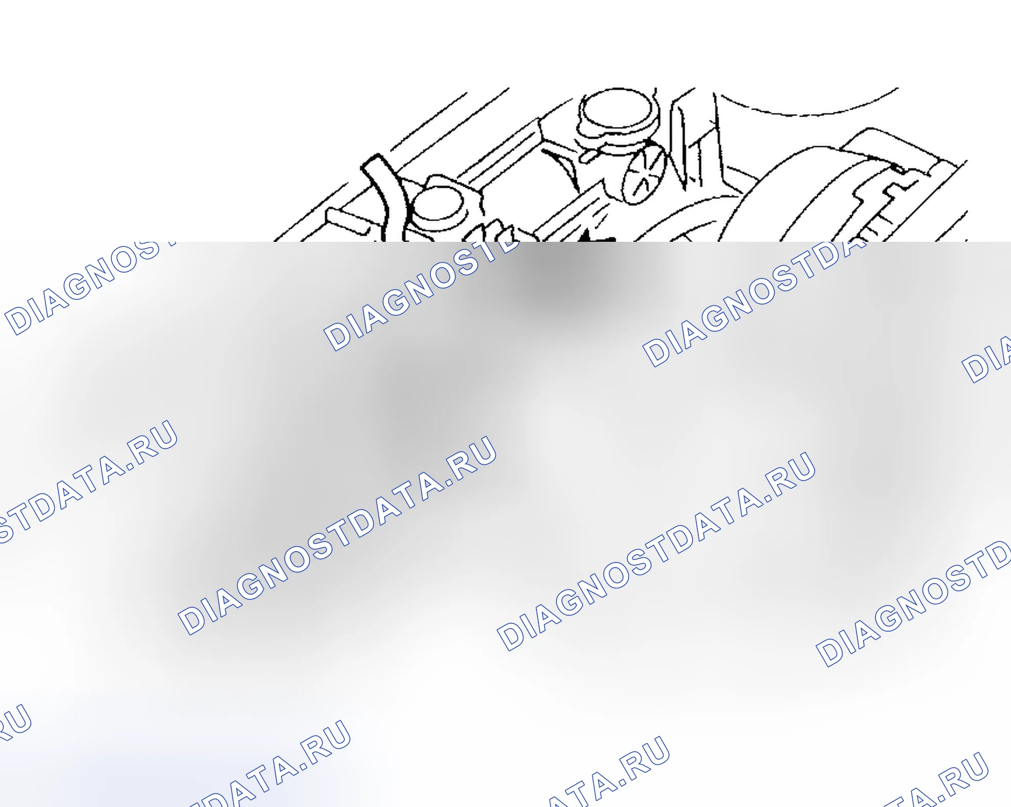 Рис. 80: Установка резервуара. Subaru Outback BH