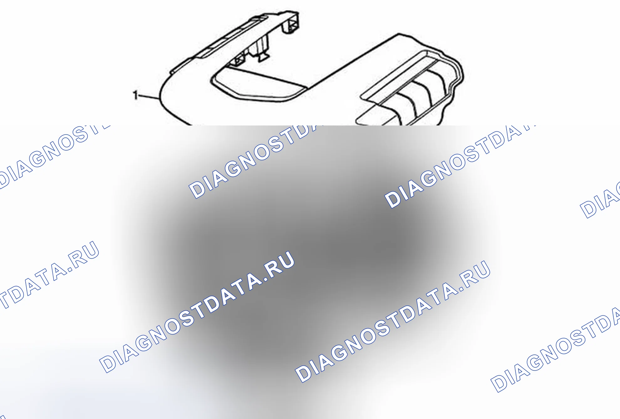 Рис. 4: Замена смотрового щитка верхнего впускного коллектора (LS9). Chevrolet Corvette C6