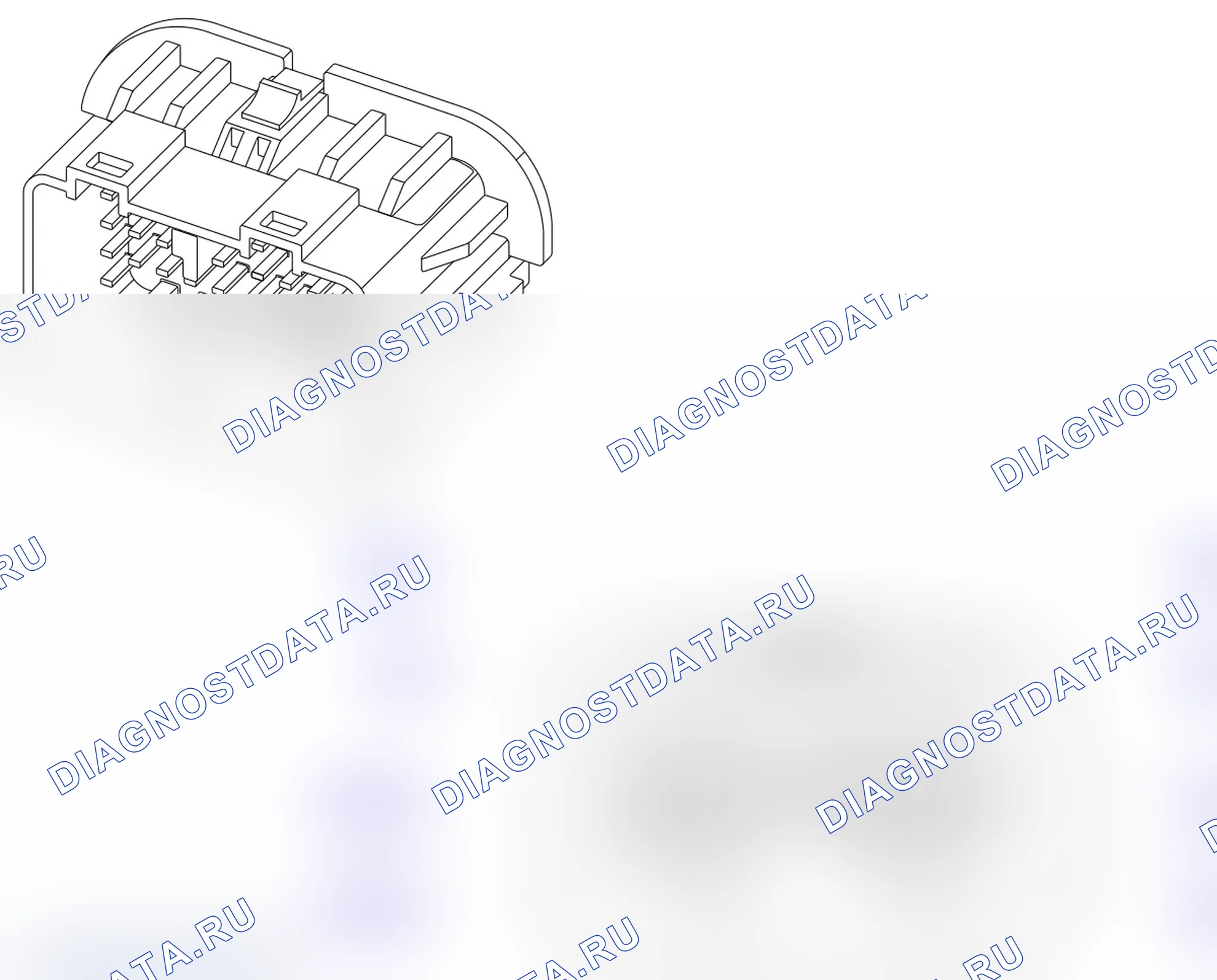 Распиновка разъёма X601. Opel Antara I рестайлинг