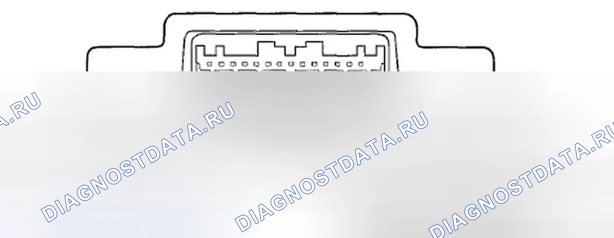 Рис. 278: Входы и выходы блока управления HandsFreeLink. Honda Pilot II