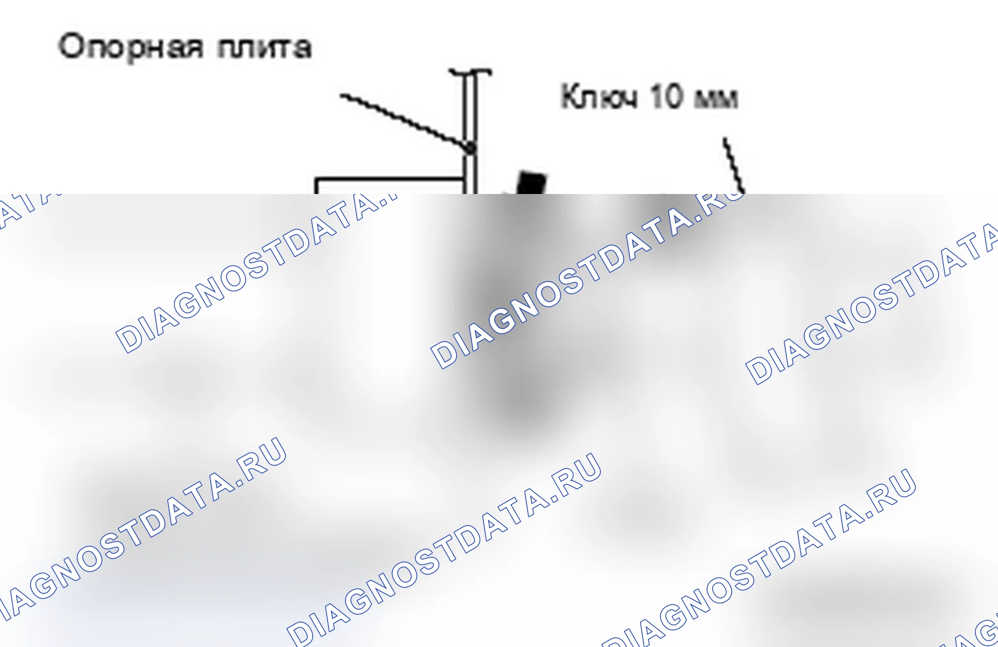 Рис. 14: <<B>> ДЕМОНТАЖ СОЕДИНЕНИЯ ЗАДНЕГО ТРОСА СТОЯНОЧНОГО ТОРМОЗА И ОПОРНОЙ ПЛИТЫ. Mitsubishi Lancer Ralliart X рестайлинг