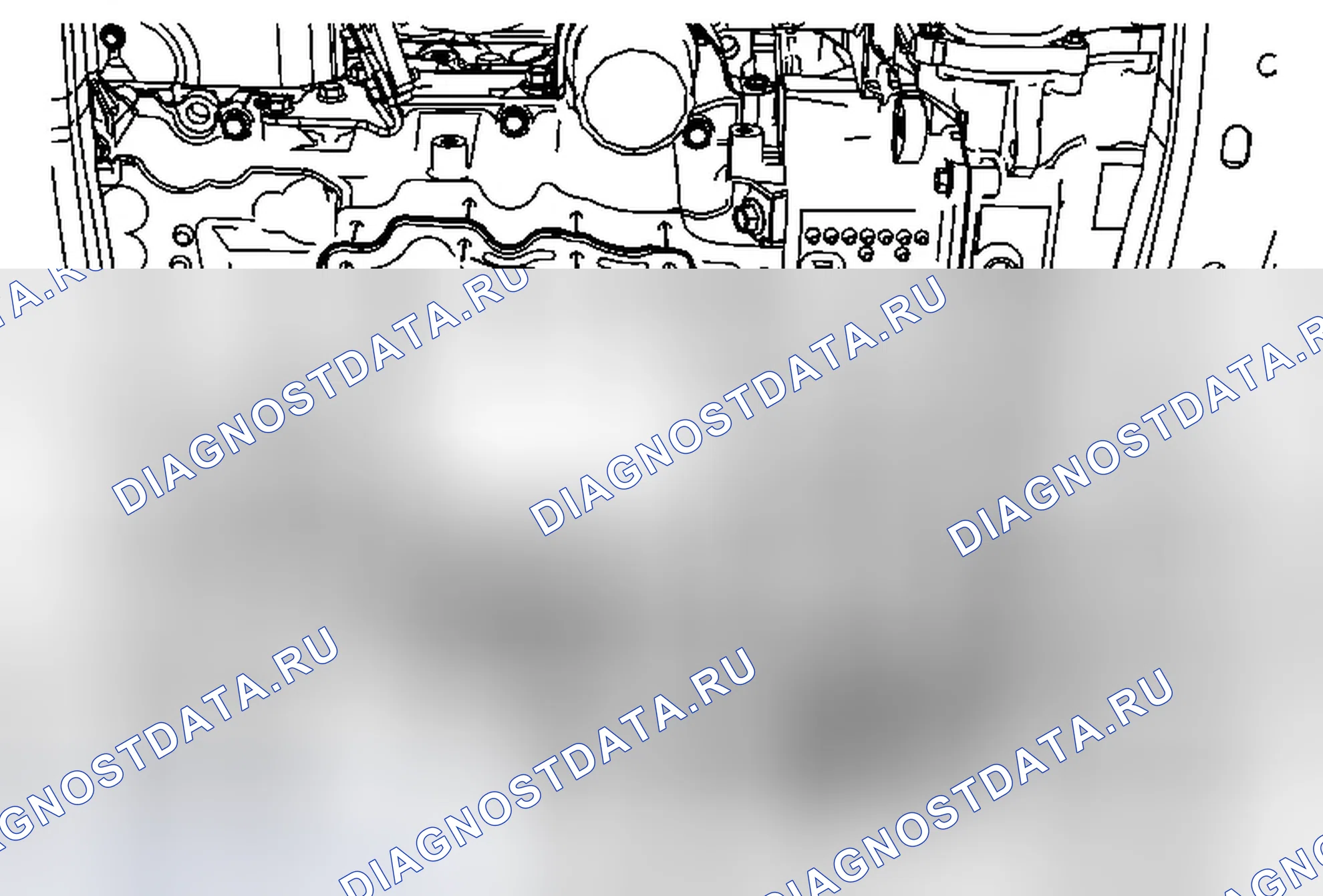 Рис. 104: Замена нижнего масляного поддона. Chevrolet Malibu VIII рестайлинг