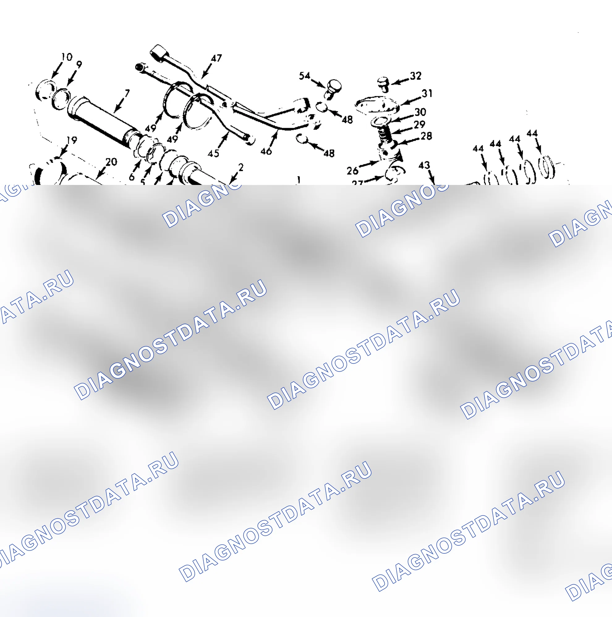 Рис. 5: Разборка (240 рулевой механизм ZF). Volvo 960 I