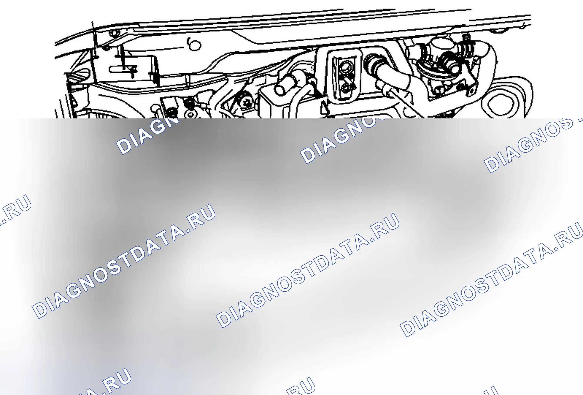 Рис. 28: Замена входного шланга нагревателя. Chevrolet Volt I