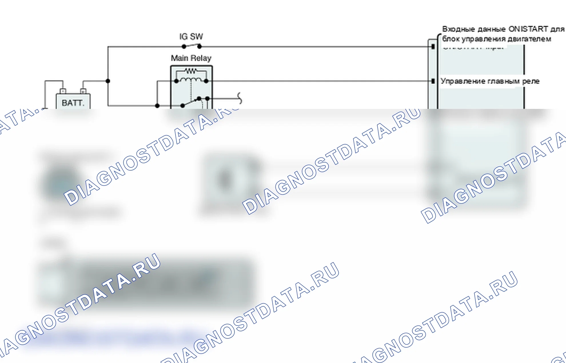 Диагностическая схема — P033C Датчик детонации 4 Цепь низкий (банк 2). Hyundai Genesis BH