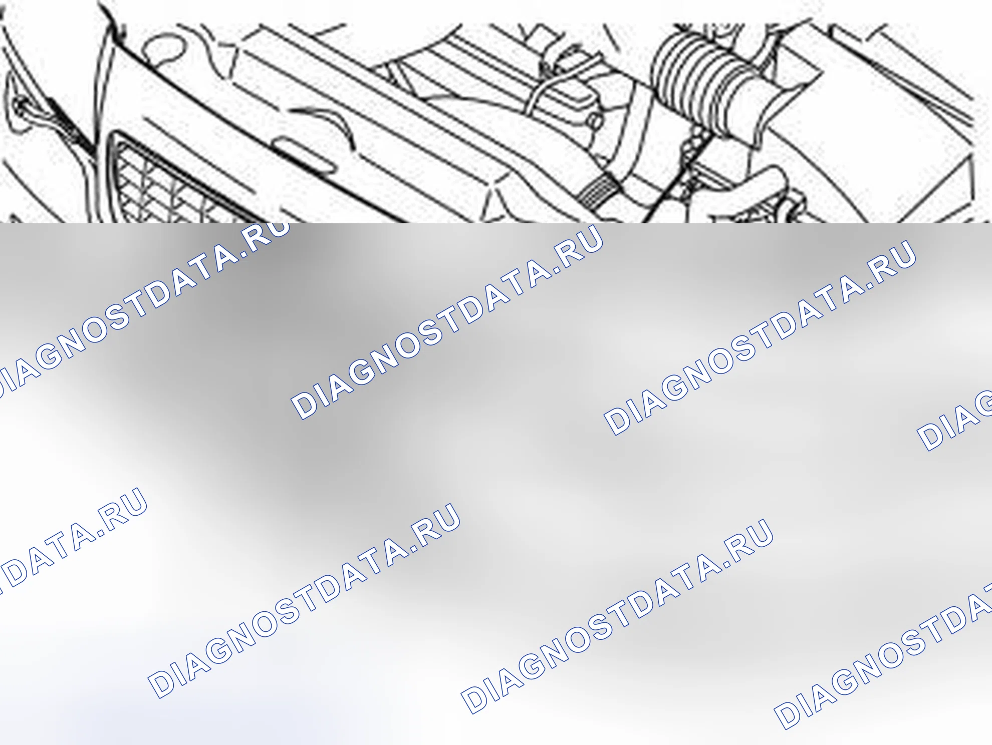 Рис. 83: Установка кабельного жгута. Volvo S80 I
