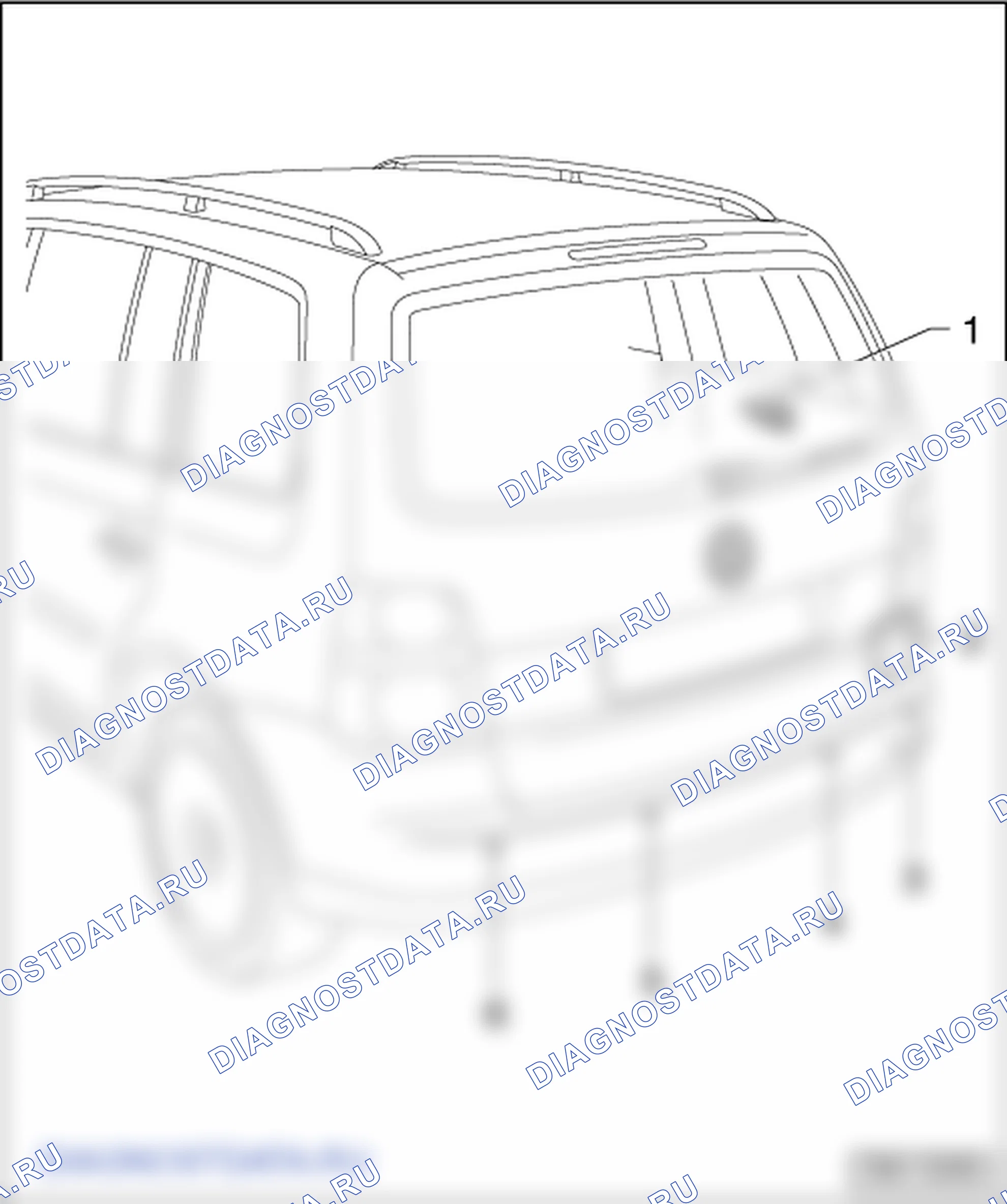 Задний парковочный ассистент (ЗПА (PDC)). Volkswagen Touran I
