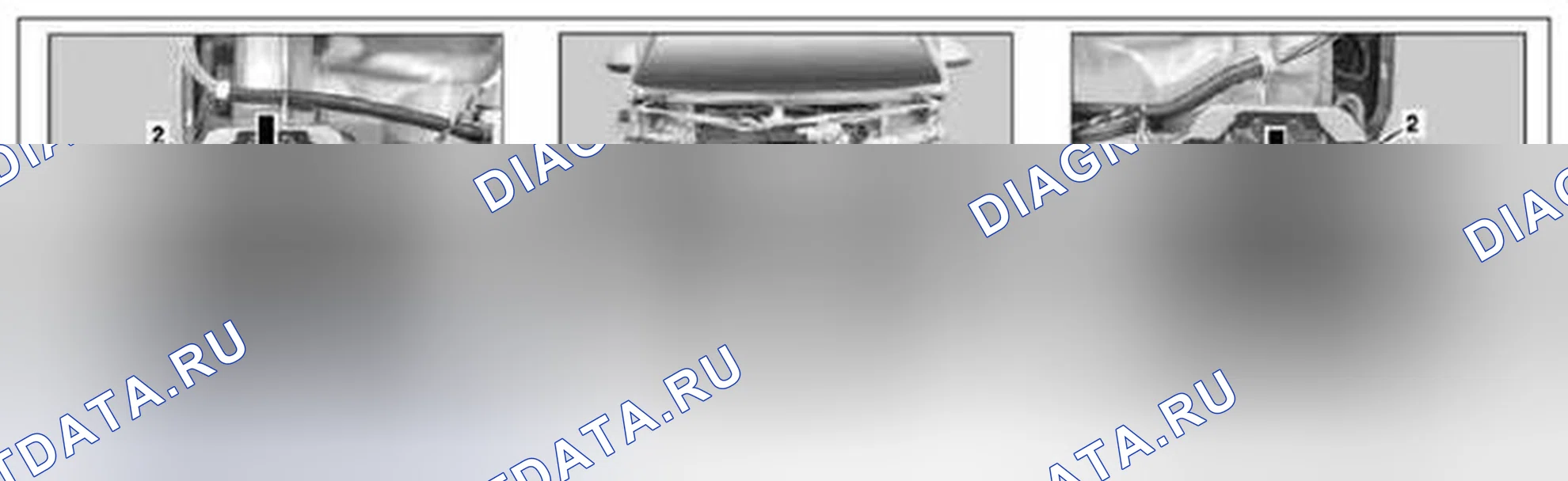 Рис. 72: Демонтаж / монтаж переднего крепления модуля - AR62.30-P-xtigx1 1576MCC. Kia Soul I
