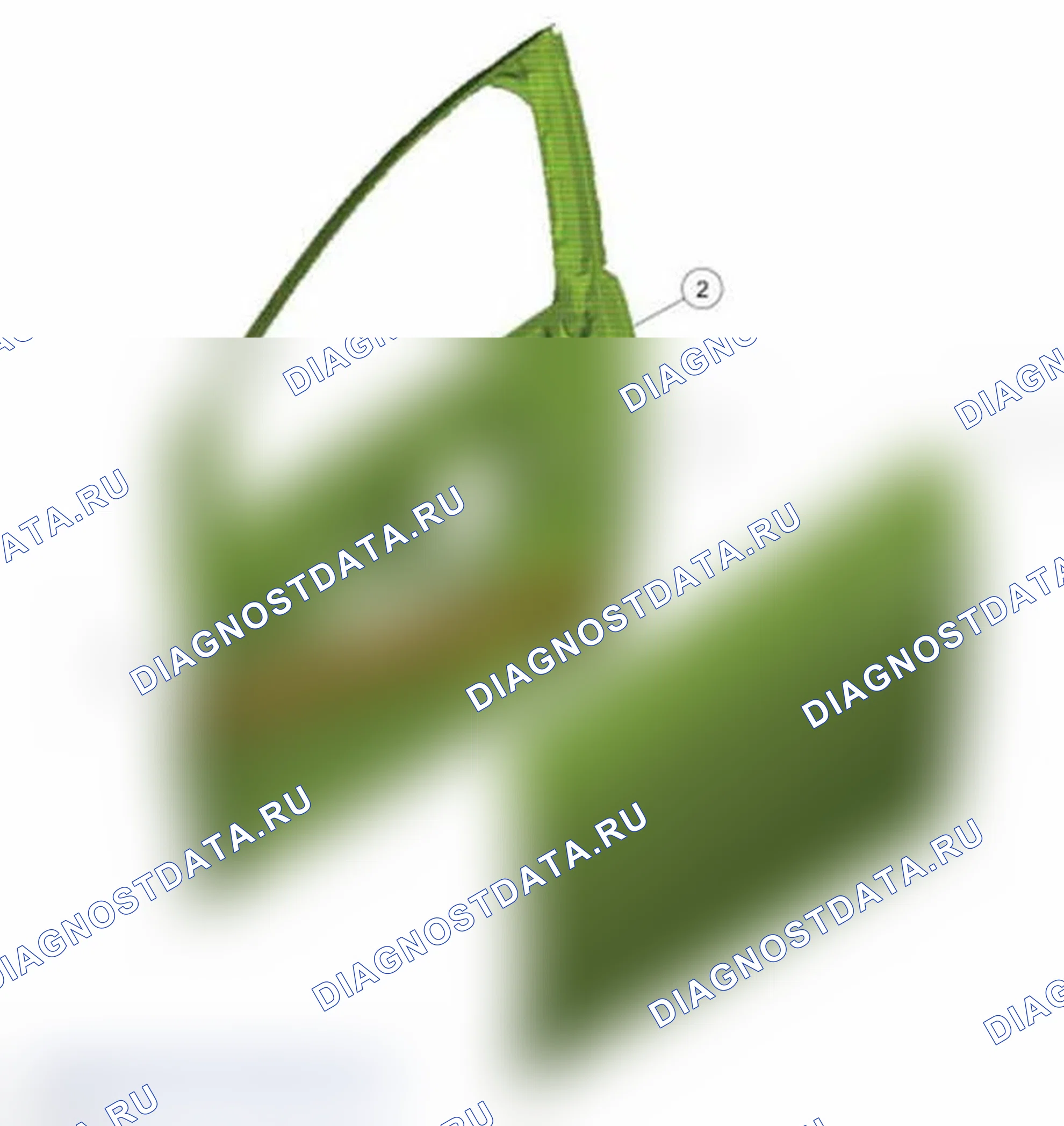 Рис. 131: Передняя дверь. Ford Focus III
