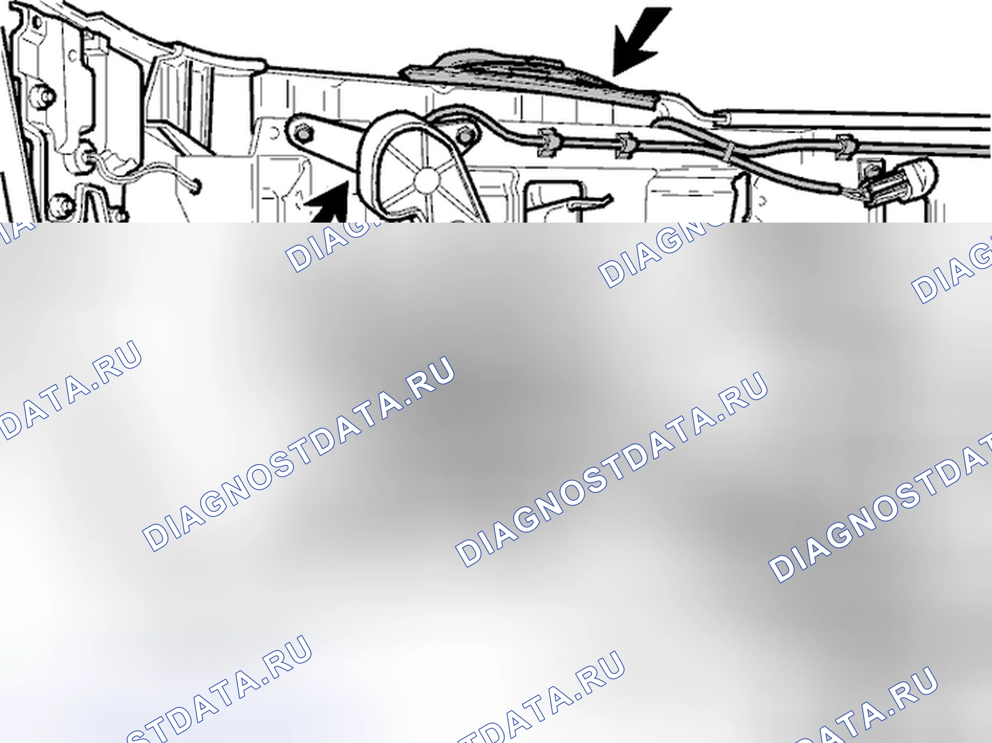 Рис. 22: Разборка переднего бампера. Volvo V40 I рестайлинг