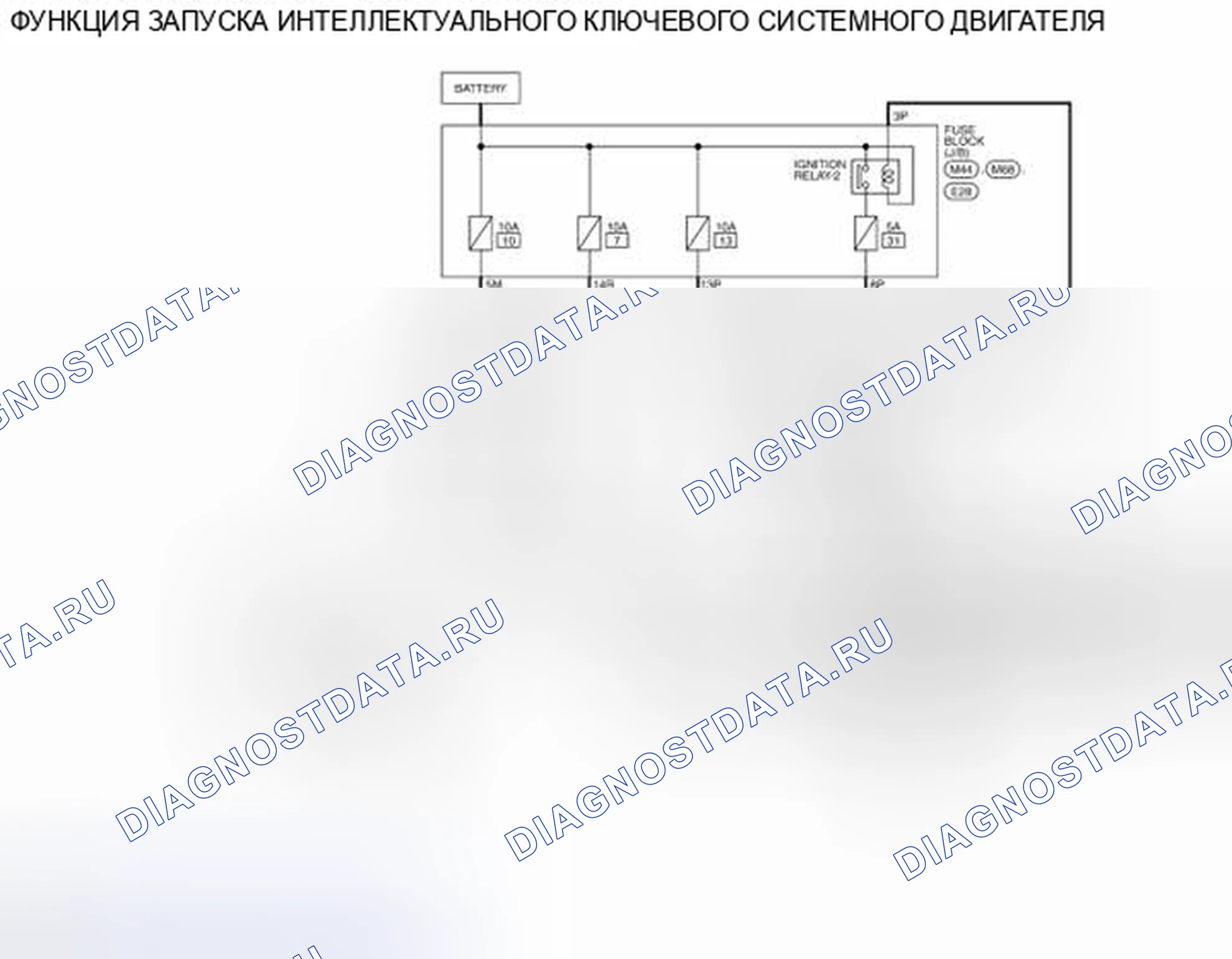 Рис. 165: электросхема. Nissan Rogue II