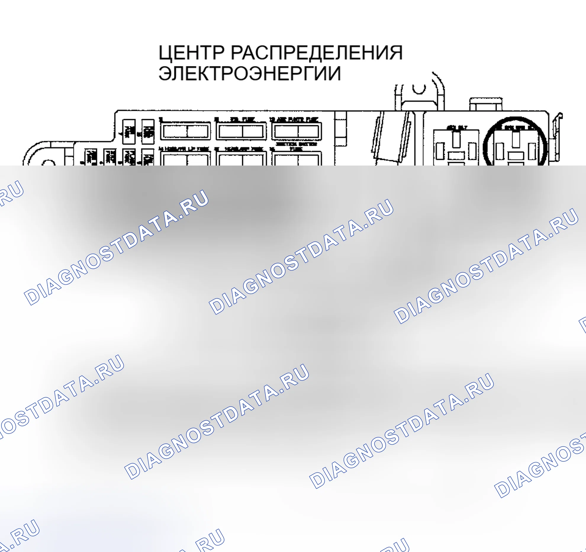 Рис. 98: Клеммы и расположение разъема реле управления вентилятором высокоскоростного радиатора. Hyundai Veloster II