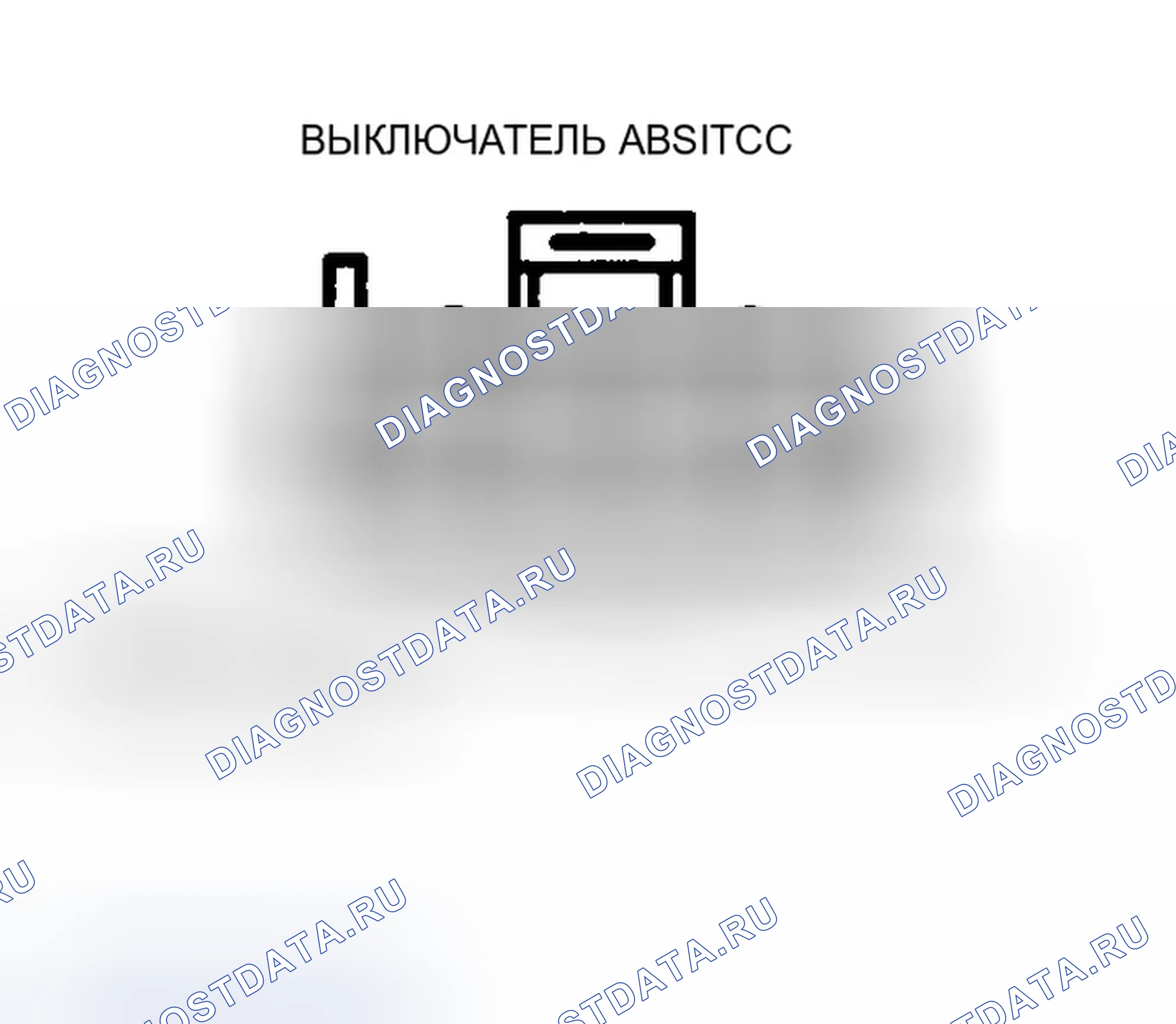 Рис. 81: Выключатель ABS / муфта блокировки гидротрансформатора. Cadillac Eldorado X