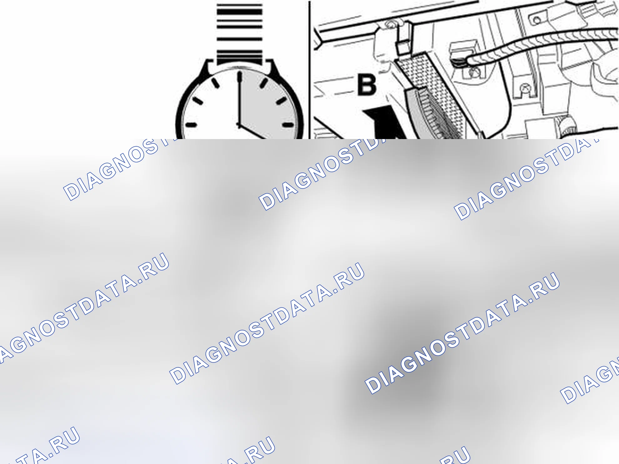 Рис. 210: Установка компонентов. Volvo V40 I рестайлинг