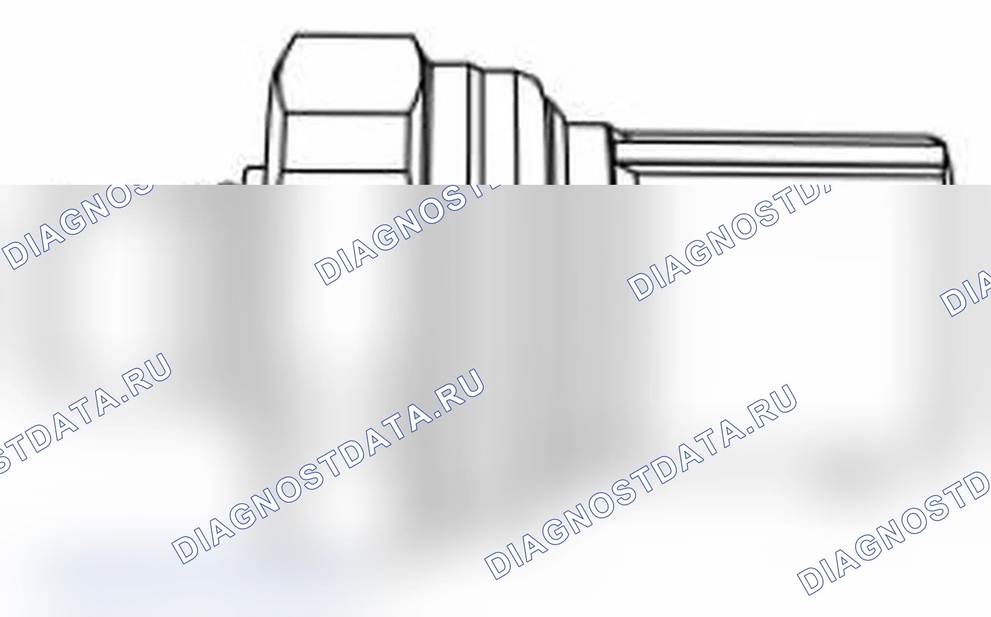 Рис. 48: Датчик давления топлива. Ford Escape III