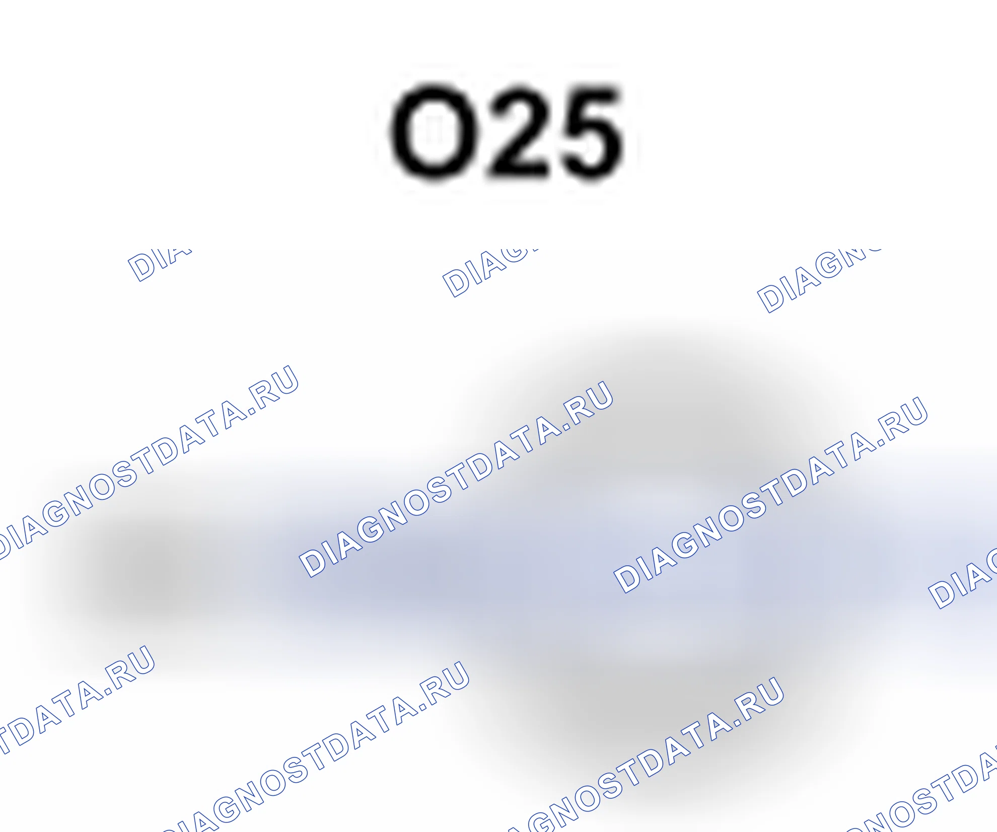Рис. 572: Вид с торца соединительного блока плавкой вставки (O25). Toyota Camry XV40