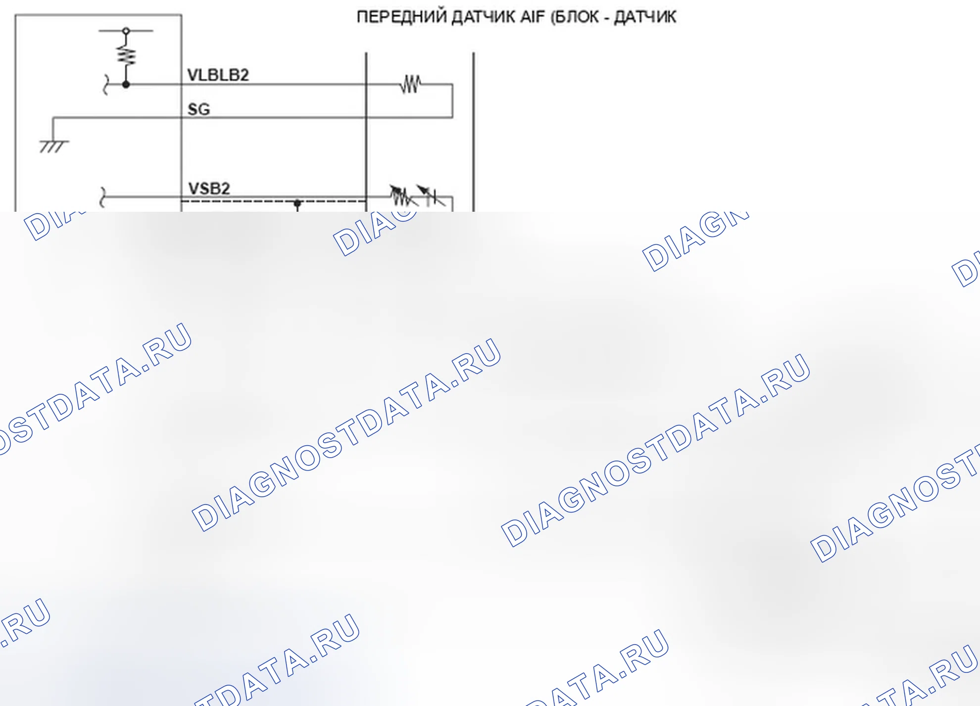 Рис. 304: Фронтальный датчик отношения воздух / топливо (A / F) (блок 2, датчик 1) - принципиальная схема. Honda Ridgeline I