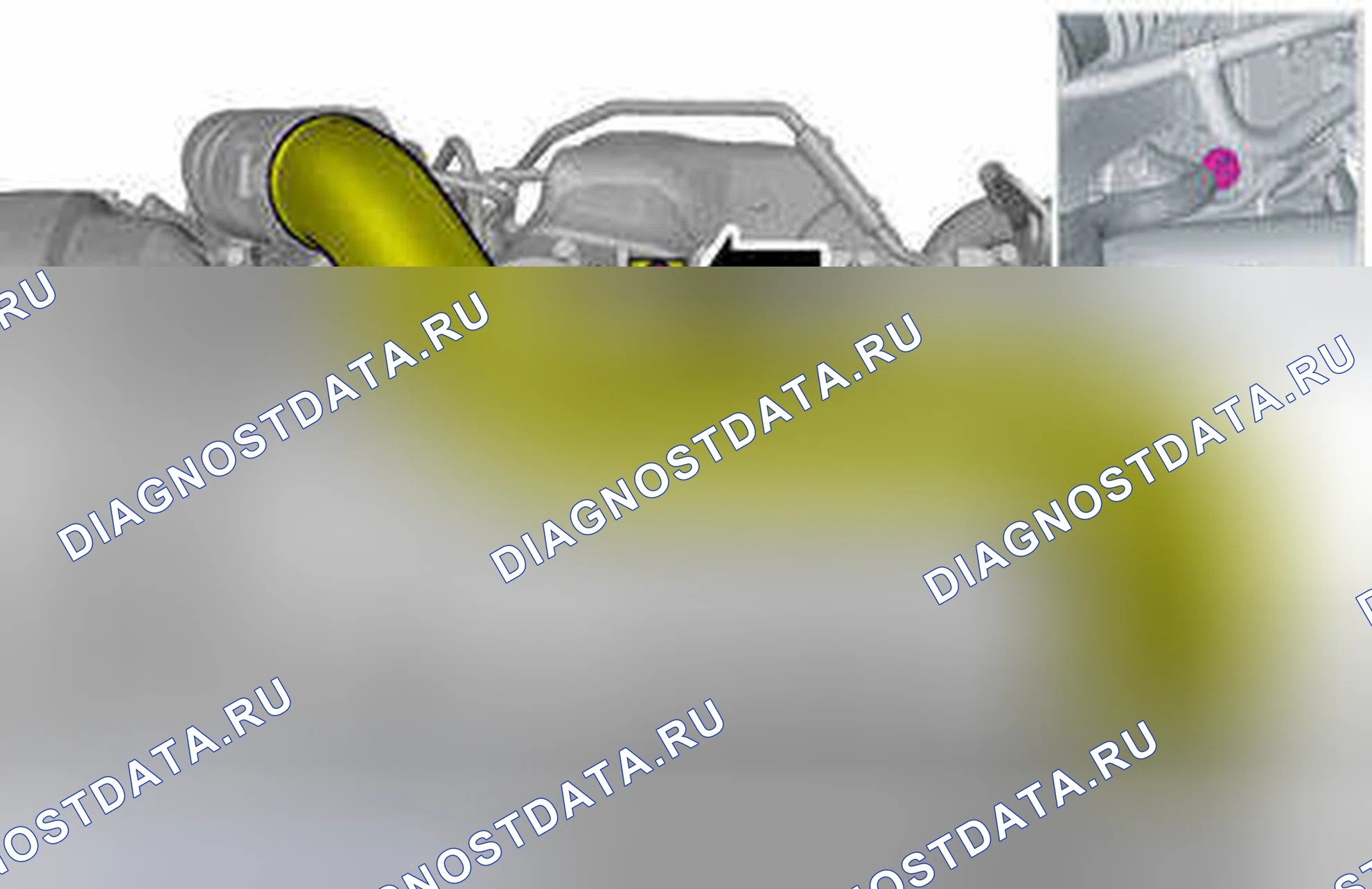 Рис. 465: ДЕМОНТАЖ. Volvo V70 III