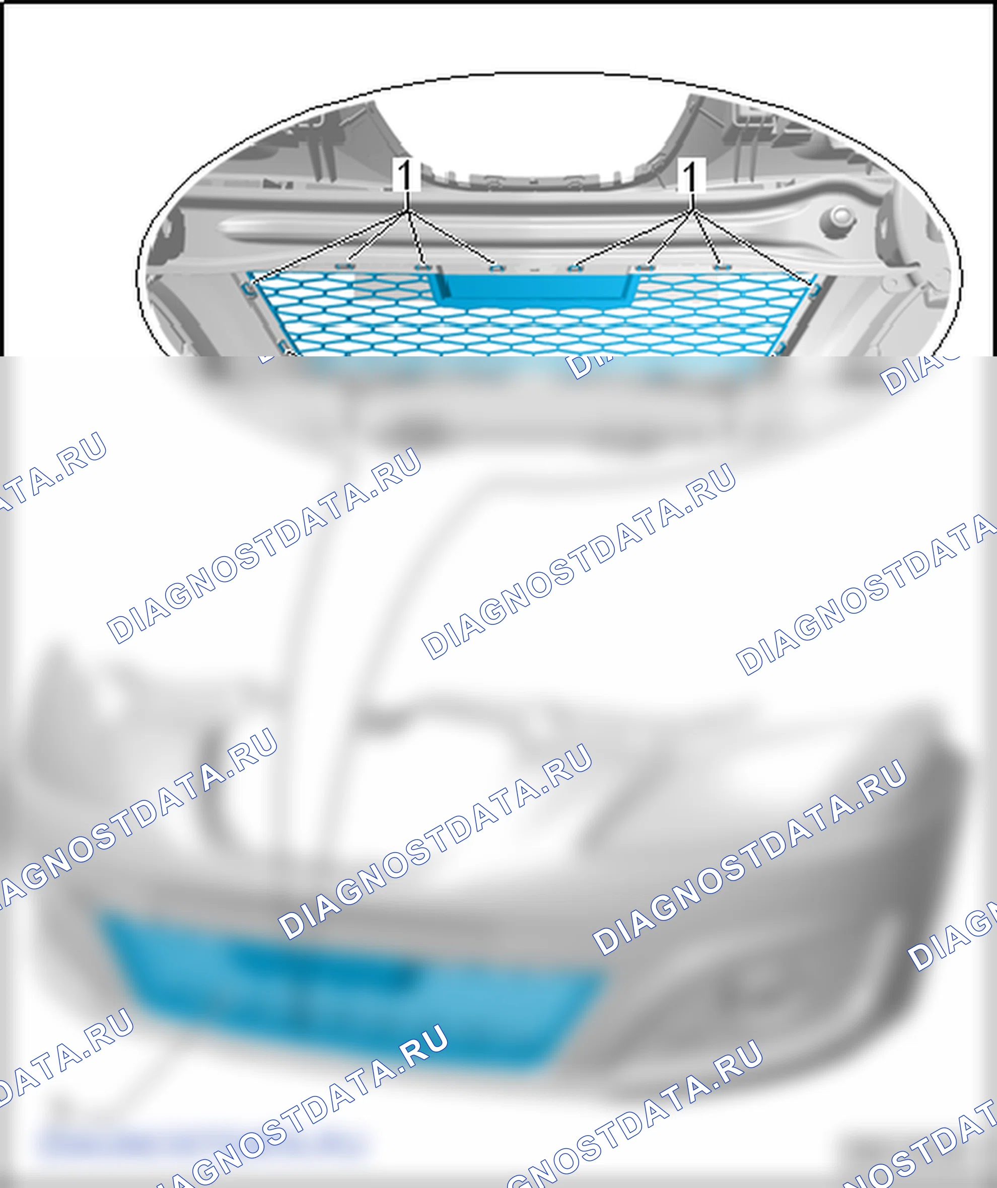 Облицовка бампера. SEAT Leon Ii
