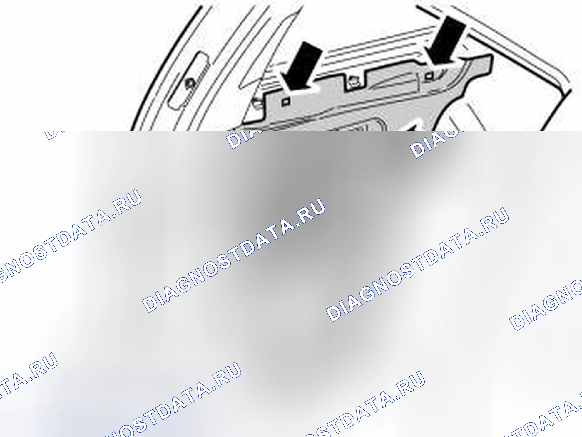 Рис. 646: УСТАНОВКА. Volvo V50 I рестайлинг