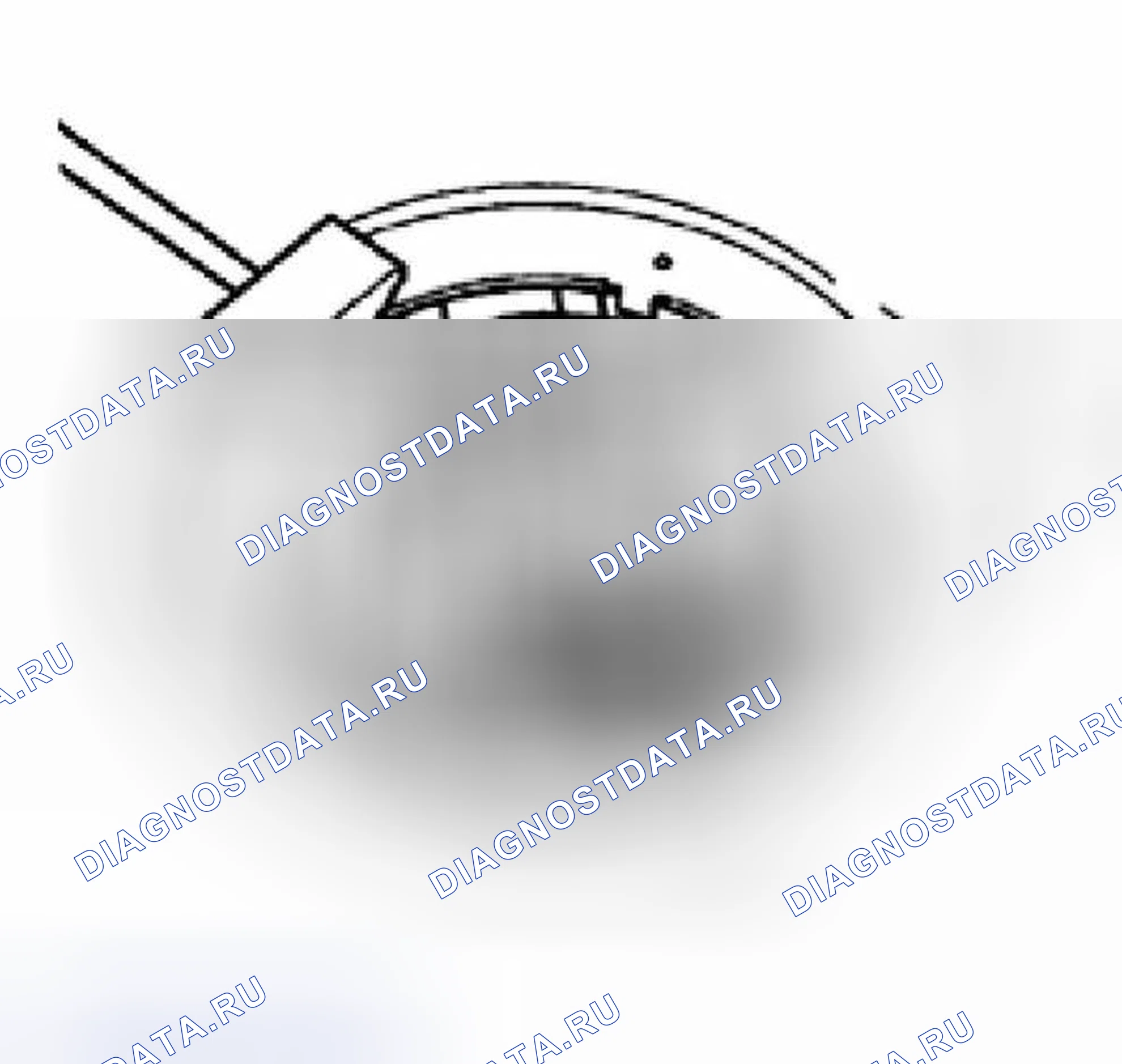 Рис. 37: Монтажное положение фланца модуля топливного насоса (Fp). Volkswagen Jetta III