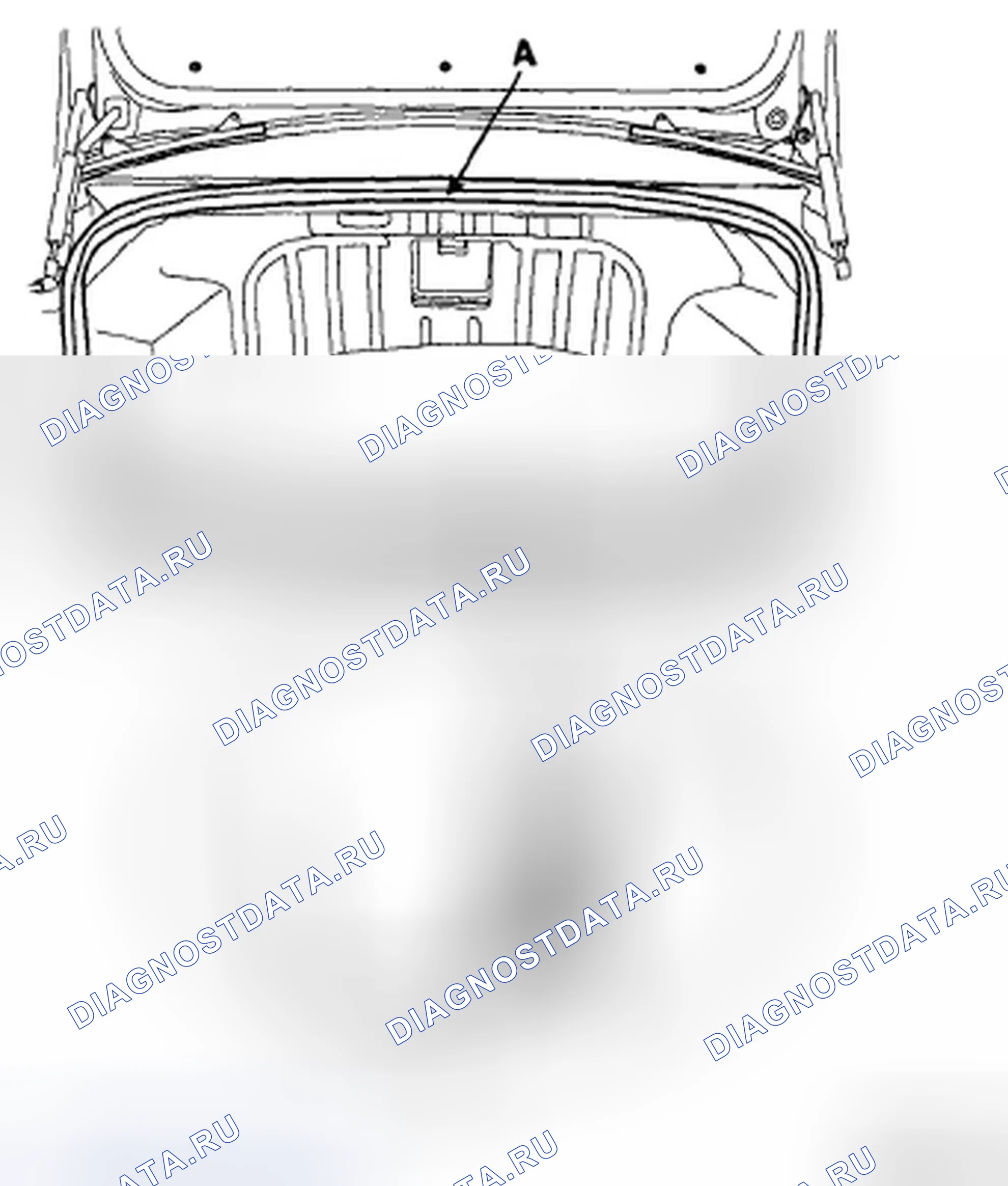 Рис. 29: ЗАМЕНА АТМОСФЕРНОЙ ПОЛОСЫ КРЫШКИ БАГАЖНИКА. Hyundai Sonata V рестайлинг