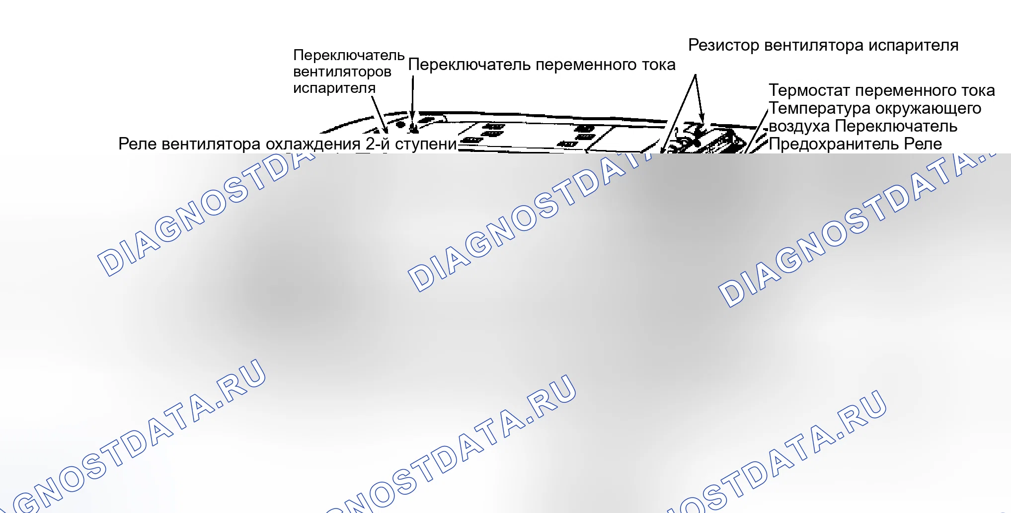 Рис. 1: ТЕРМОВЫКЛЮЧАТЕЛЬ. Volkswagen Fox G1