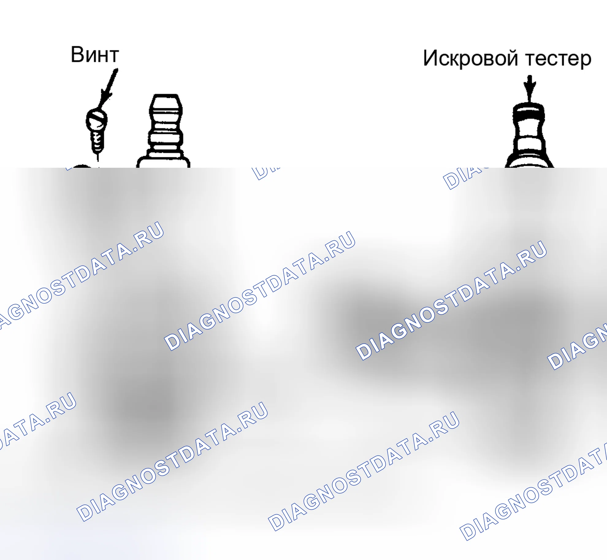 Рис. 4: Модифицированные тестеры свечи зажигания и тестера искры могут быть приобретены у большинства поставщиков инструментов.. Ford Club Wagon E350 