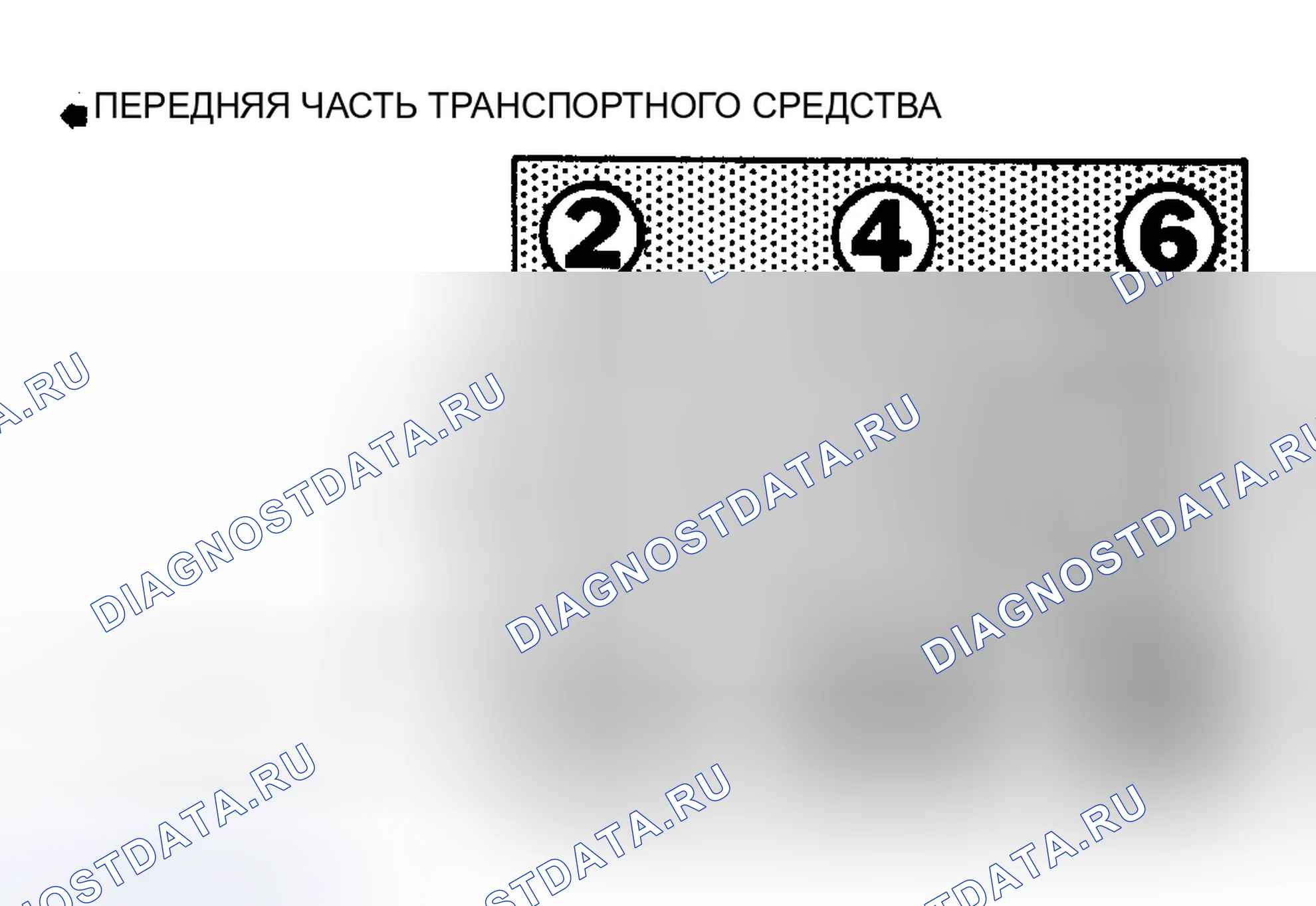 Рис. 2: порядок работы цилиндров, метки времени и вращение дистрибьютора (3,9 л). Dodge Dakota WS 