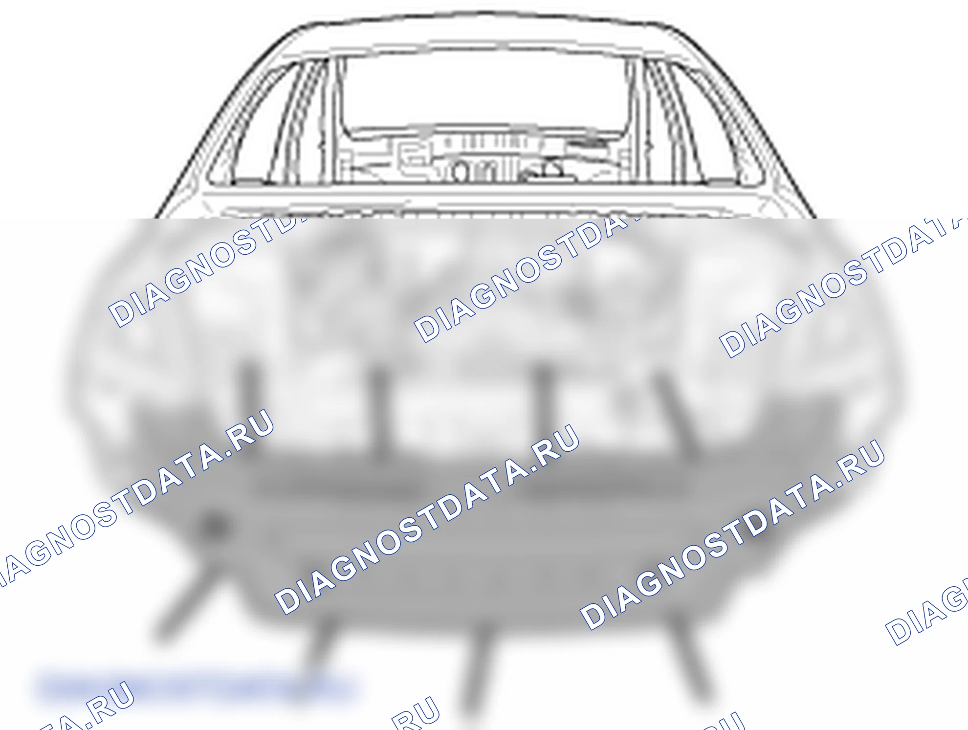 Установка задней панели и заднего пола боковой элемент. Hyundai Genesis BH