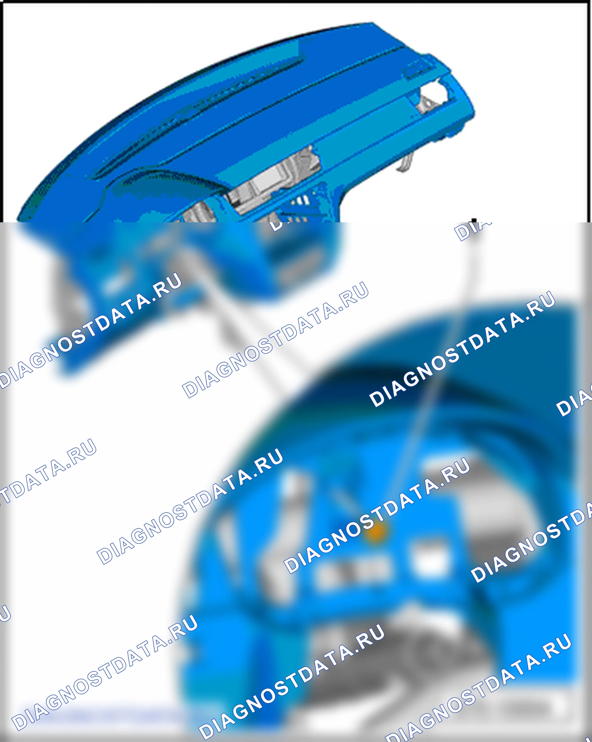 Передняя панель. SEAT Toledo Iv