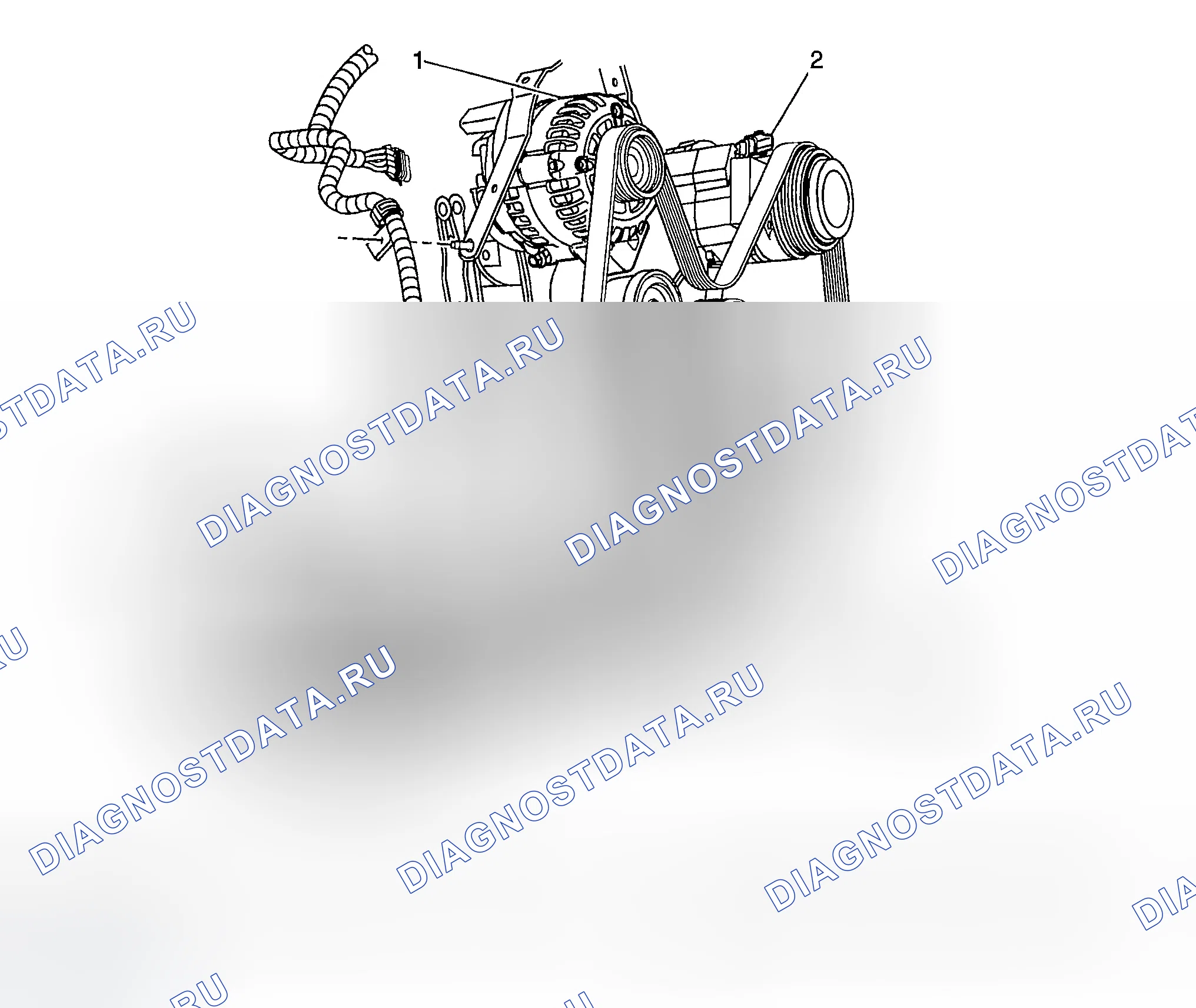 Рис. 180: Виды компонентов ОВК. Chevrolet Chevy Express H2500 