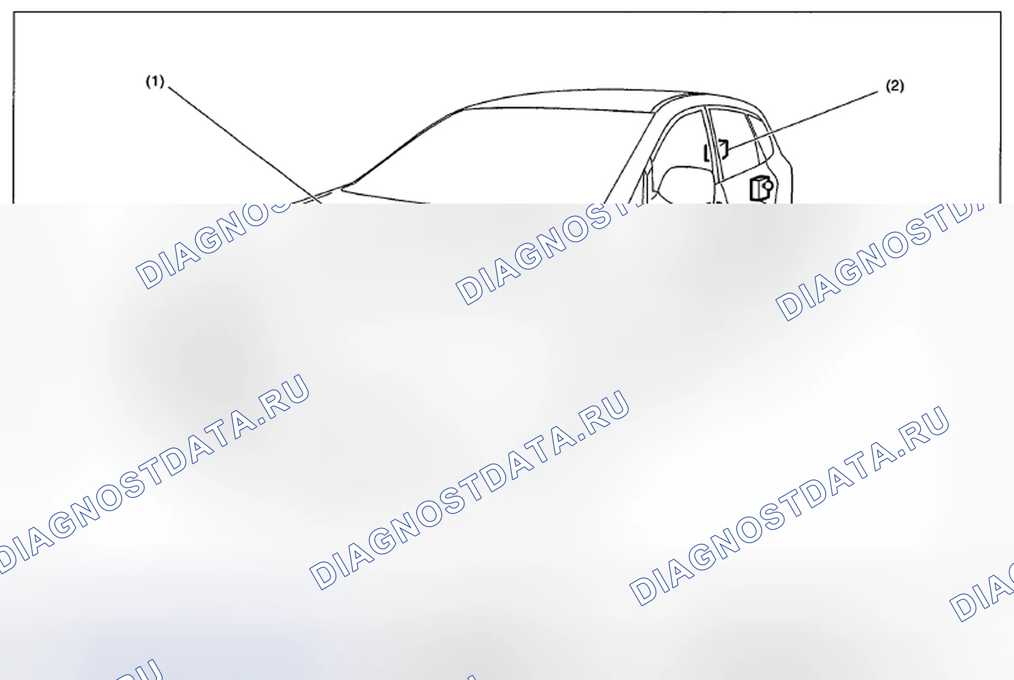 Рис. 5: БЕСКЛЮЧЕВАЯ СИСТЕМА ВВОДА. Subaru Tribeca WX рестайлинг