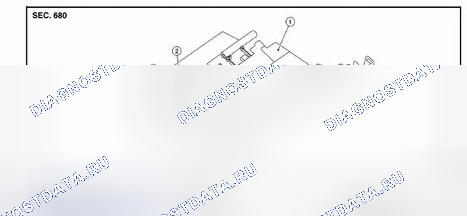 Рис. 53: Разнесенный вид. Nissan Pathfinder IV рестайлинг