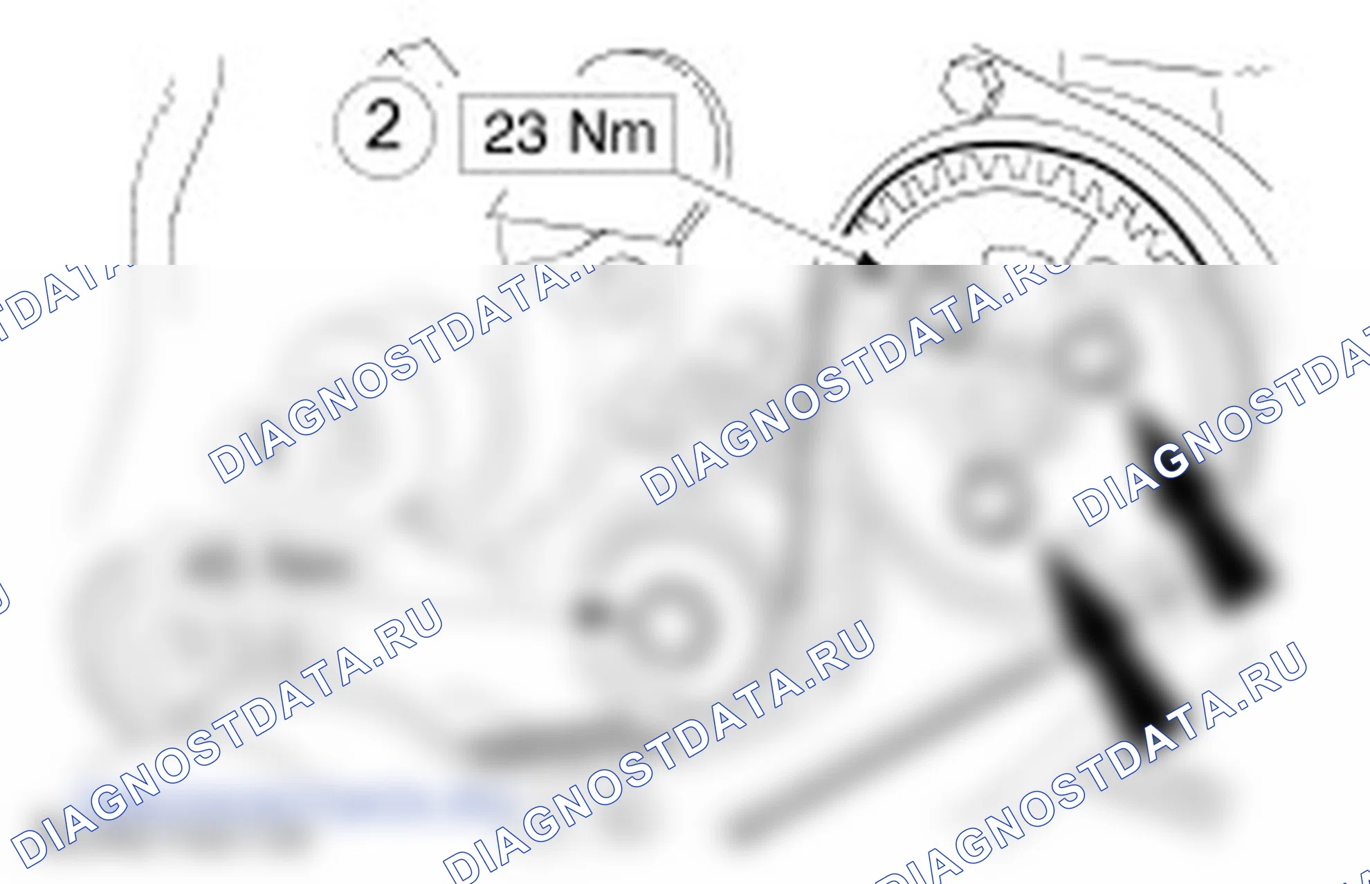 Ремонт Переднее уплотнение коленчатого вала на автомобиле. Ford Mondeo II