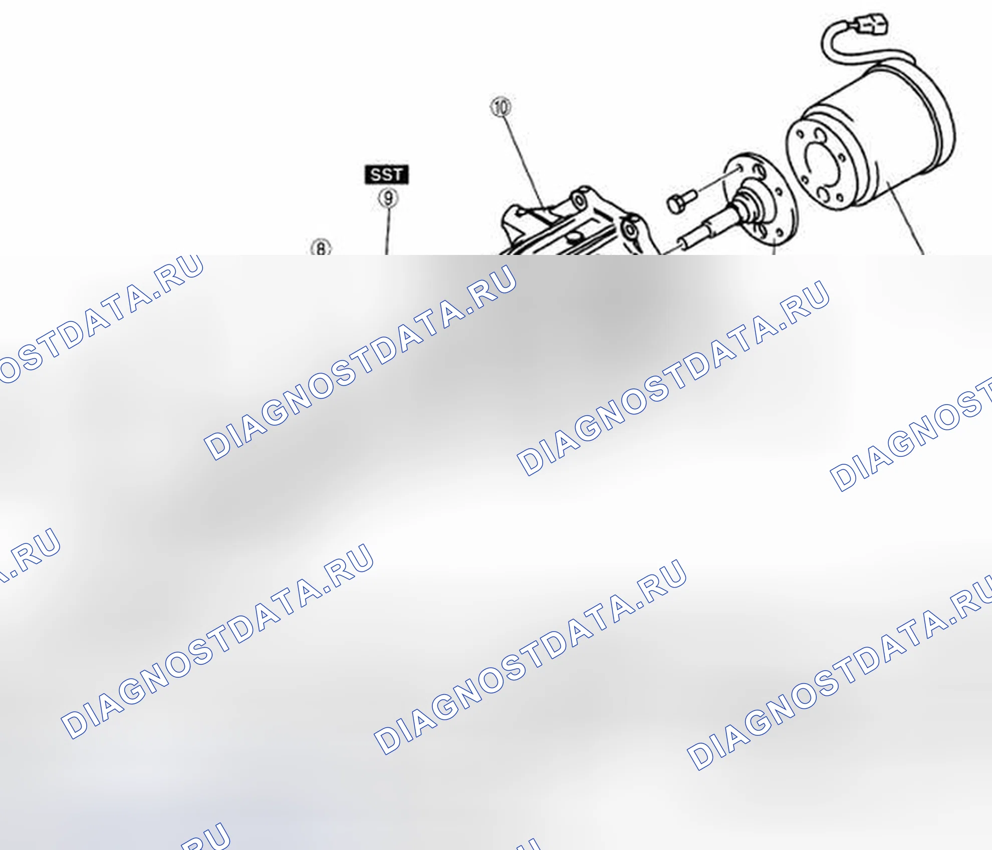 Рис. 55: РАЗБОРКА КОМПОНЕНТОВ МУФТЫ. Mazda CX-7 I