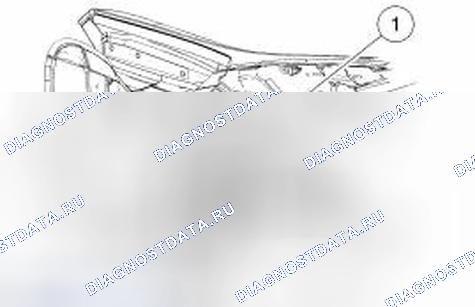 Рис. 19: Антенный кабель - спутниковое радио. Ford Focus II рестайлинг