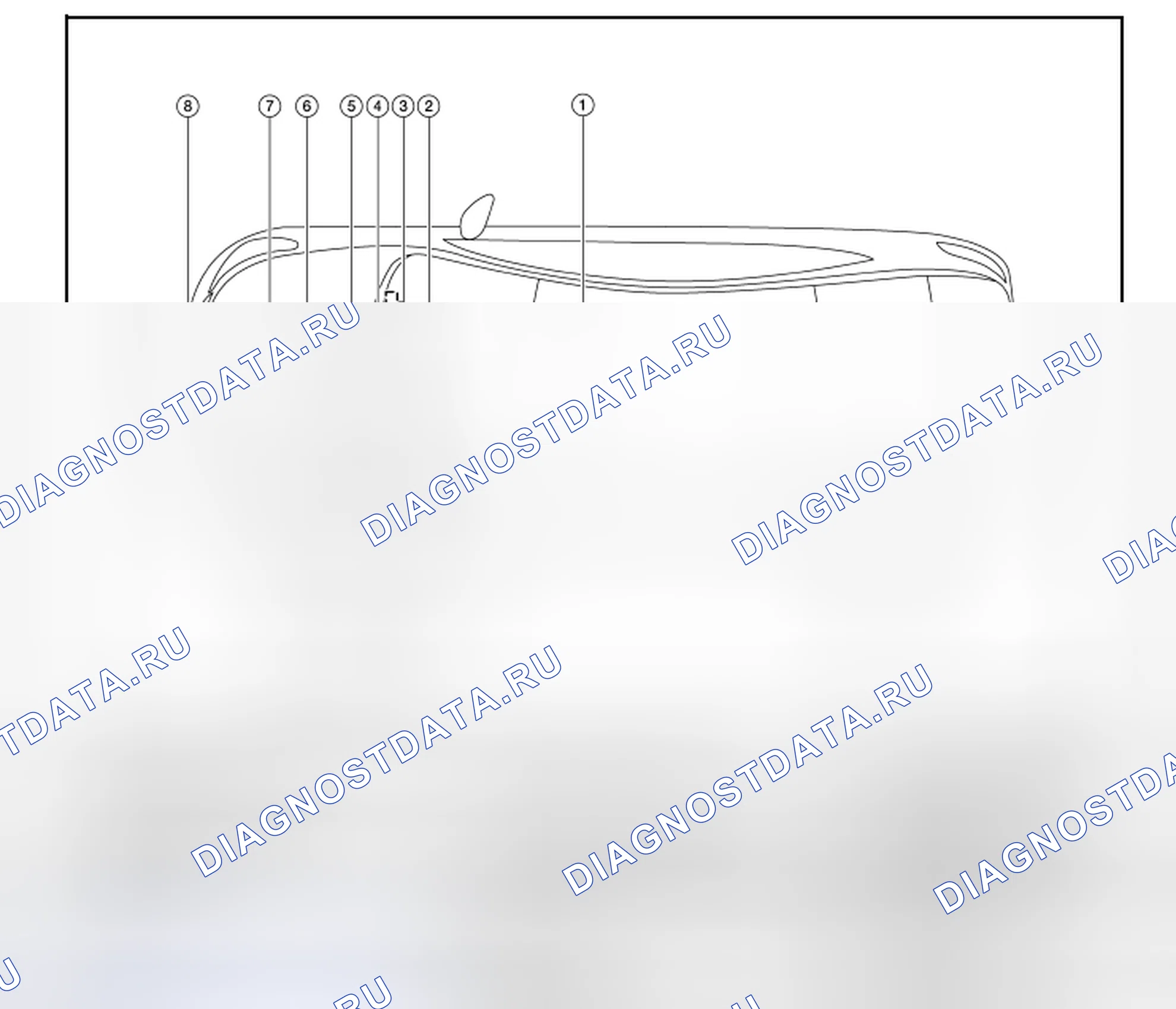 Рис. 28: Расположение компонентов. Nissan Rogue II